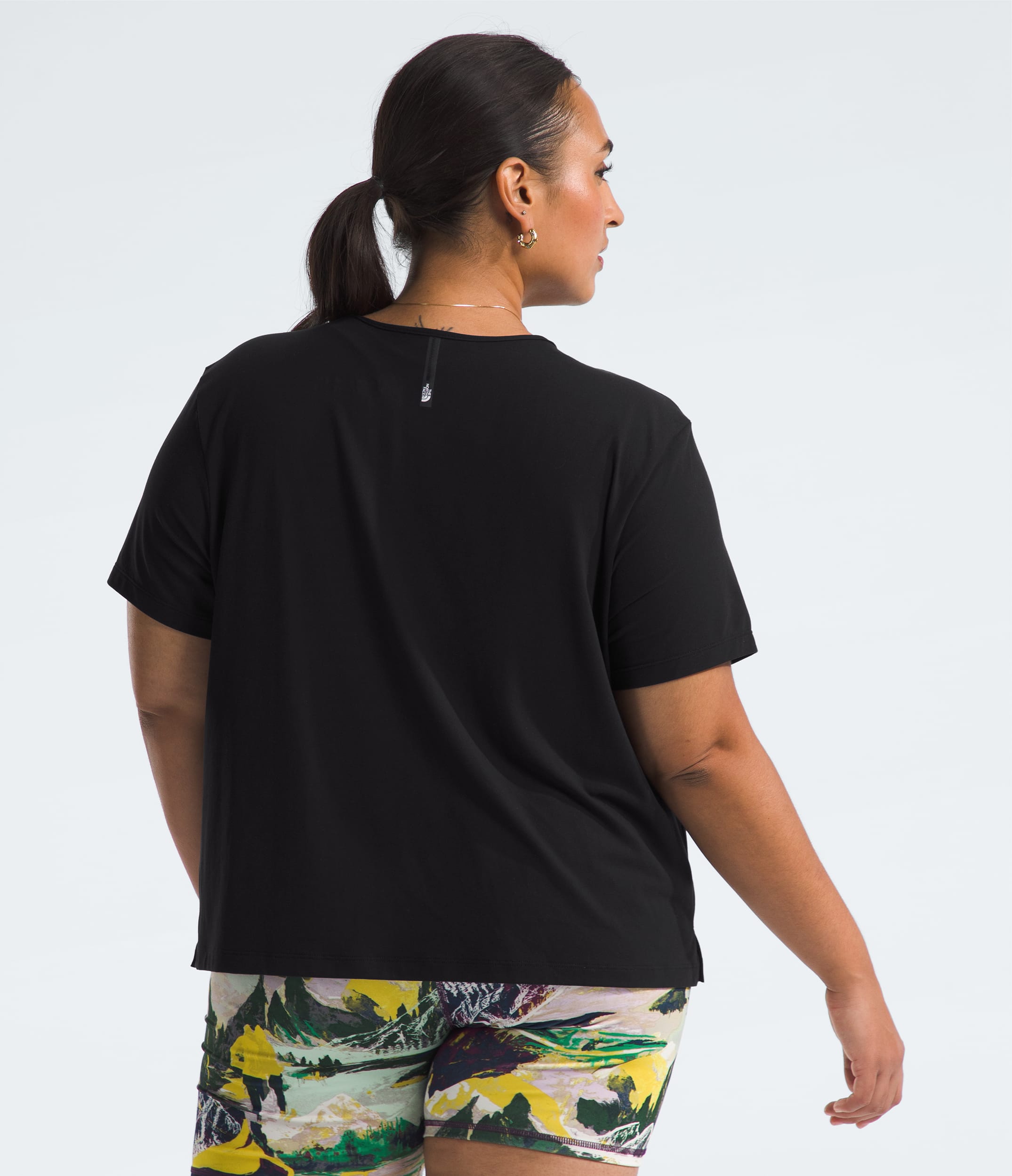 Womens Plus Dune Sky ShortSleeve TNF BACK
