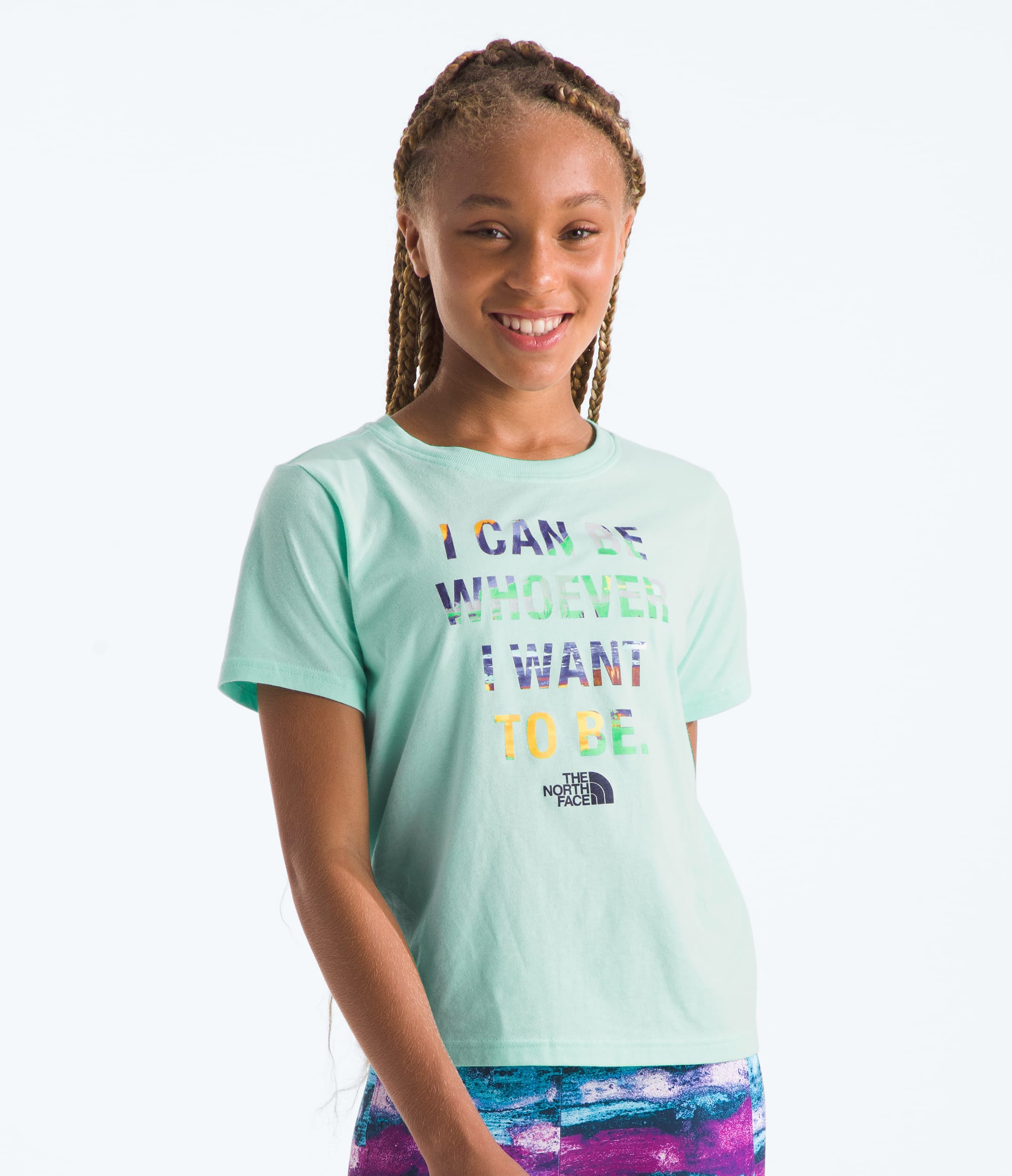 Girls ShortSleeve Graphic Tee TNF Main
