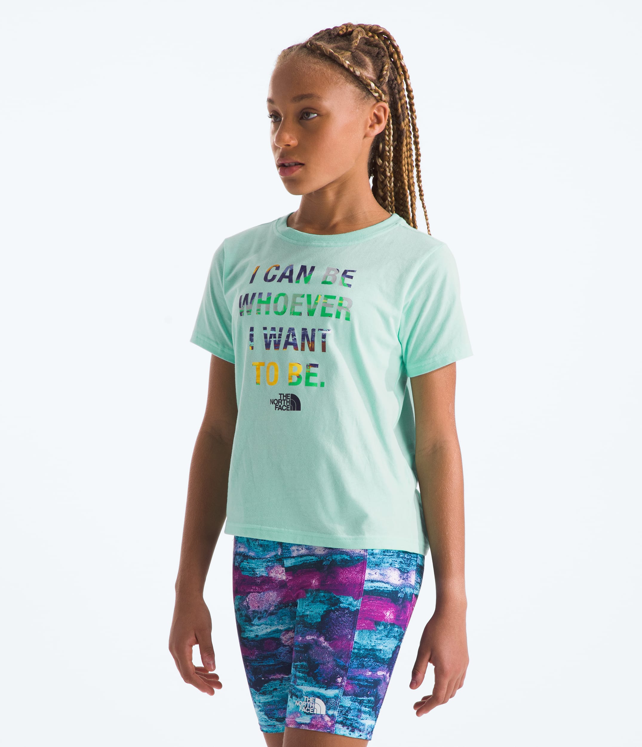 Girls ShortSleeve Graphic Tee TNF MODEL34