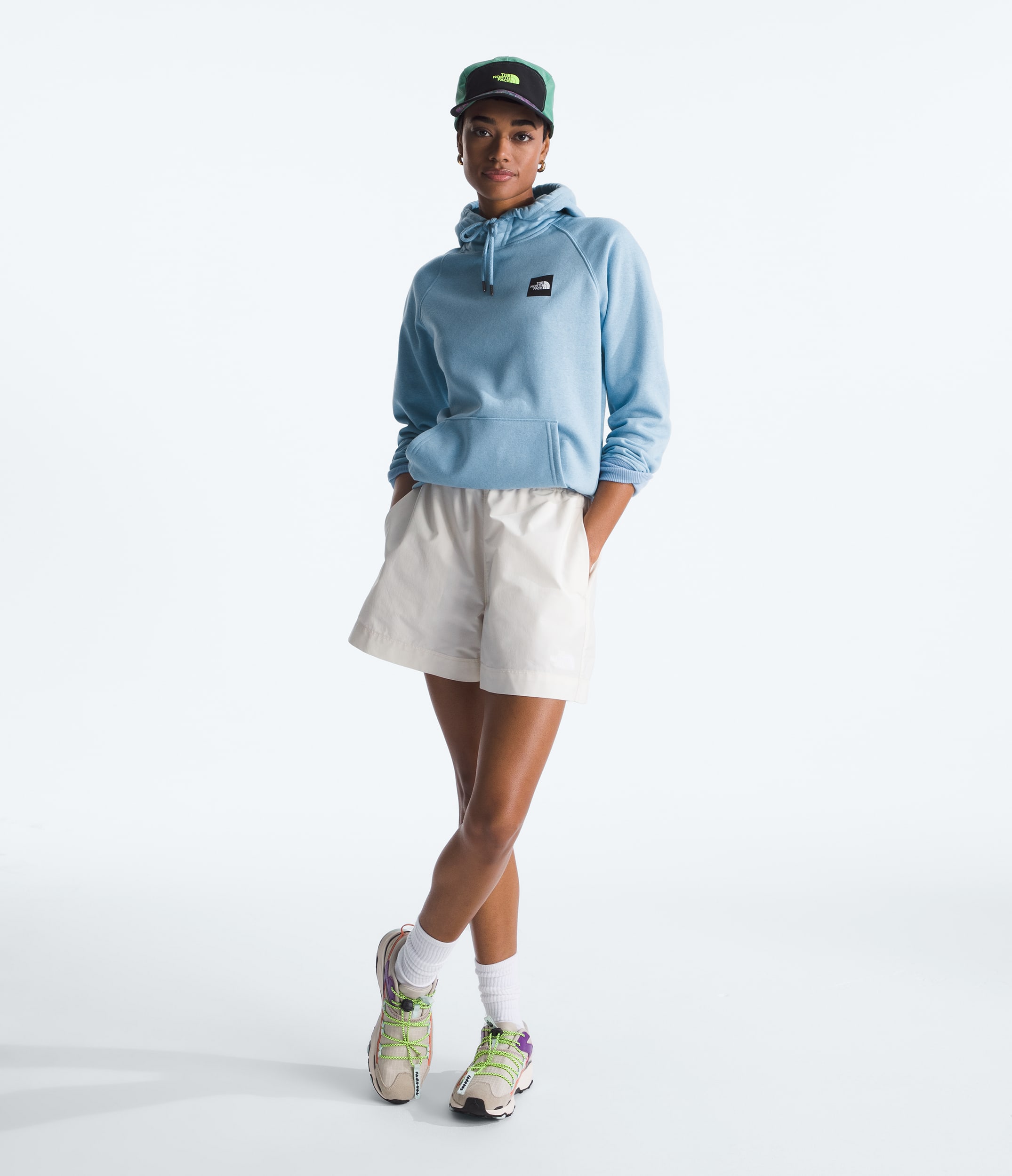 Womens Box Logo Hoodie TNF HERO2