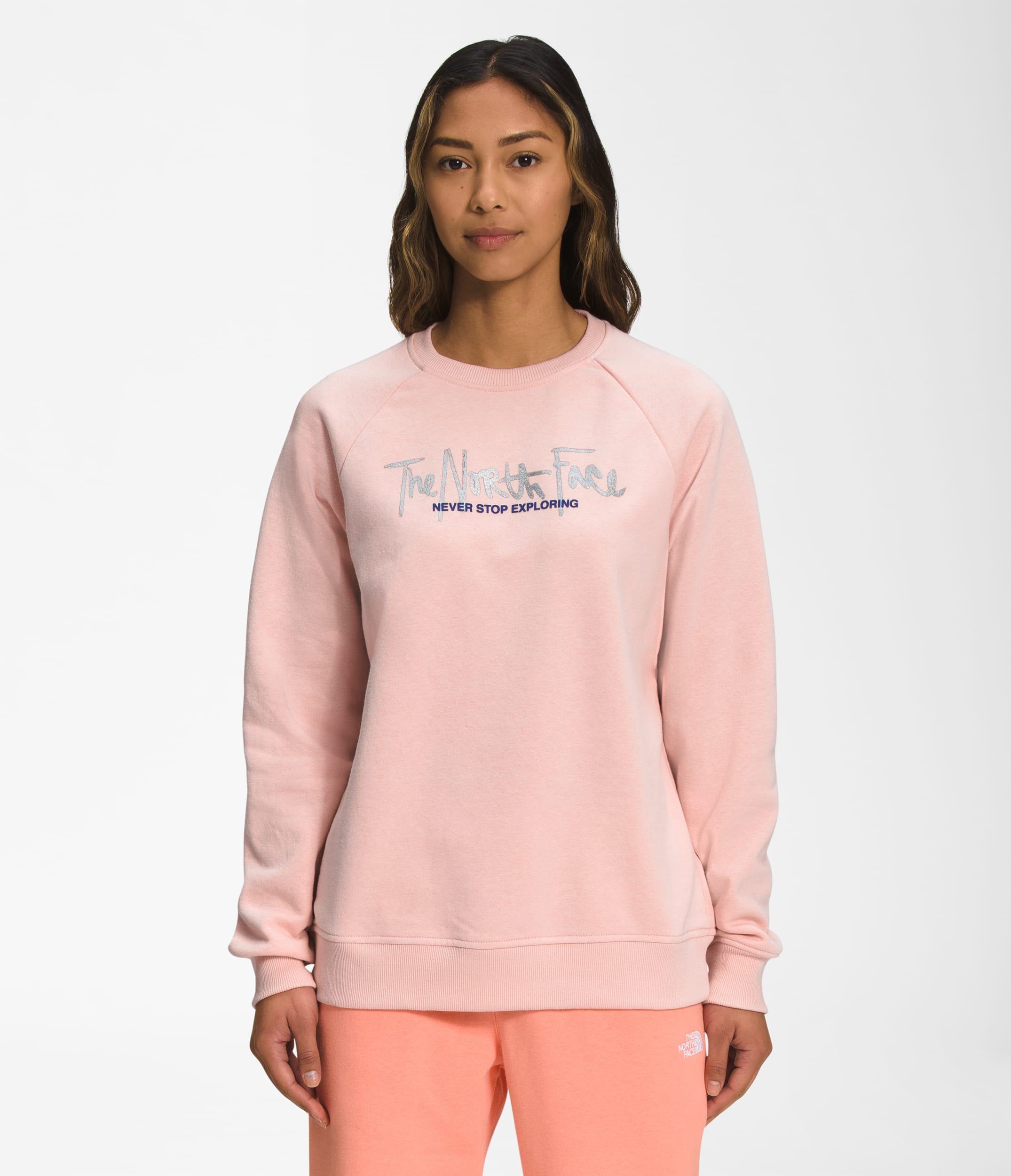 Womens Graphic Injection Crew TNF Main