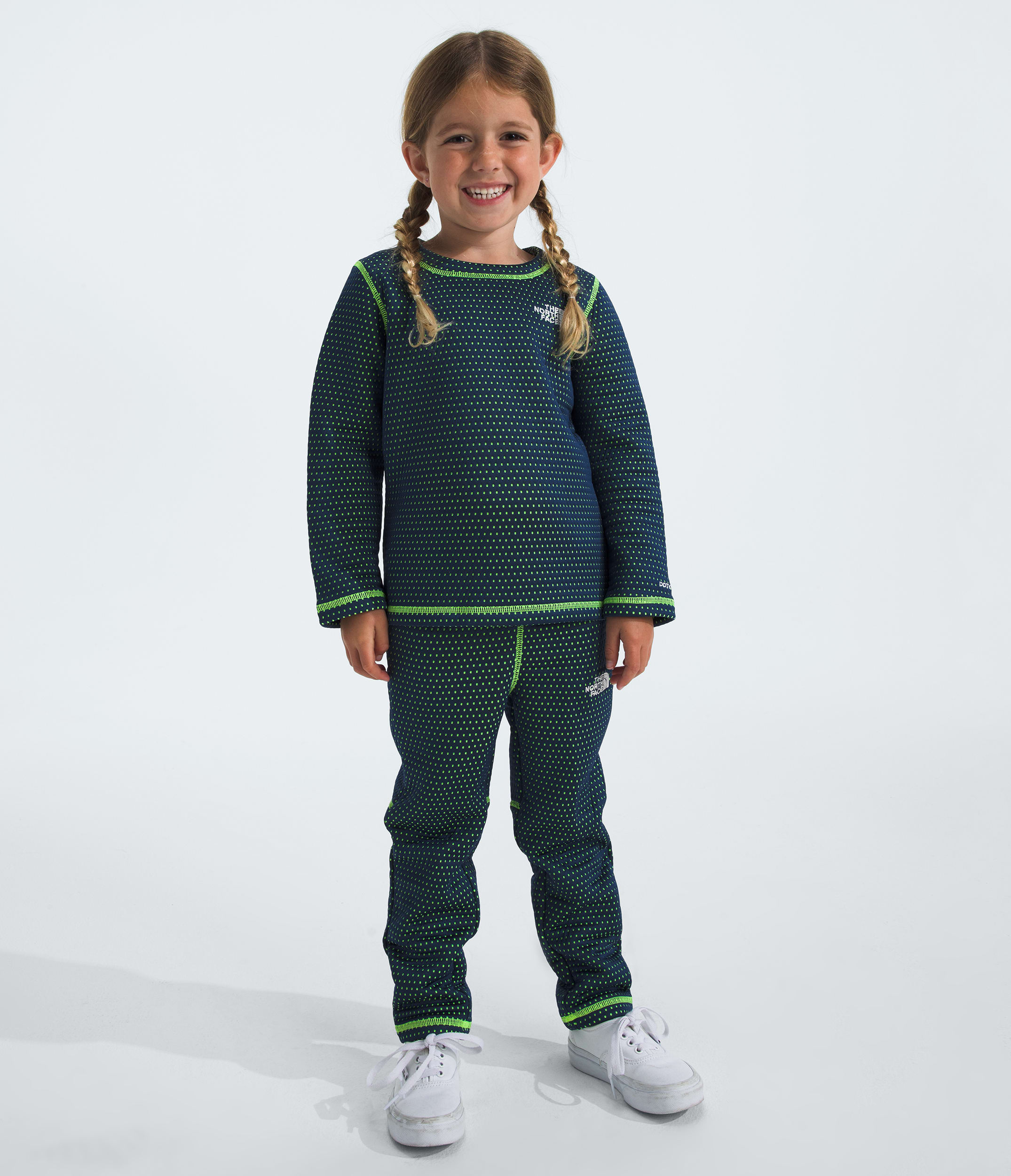 Kids DOTKNIT Thermal Set TNF HERO2