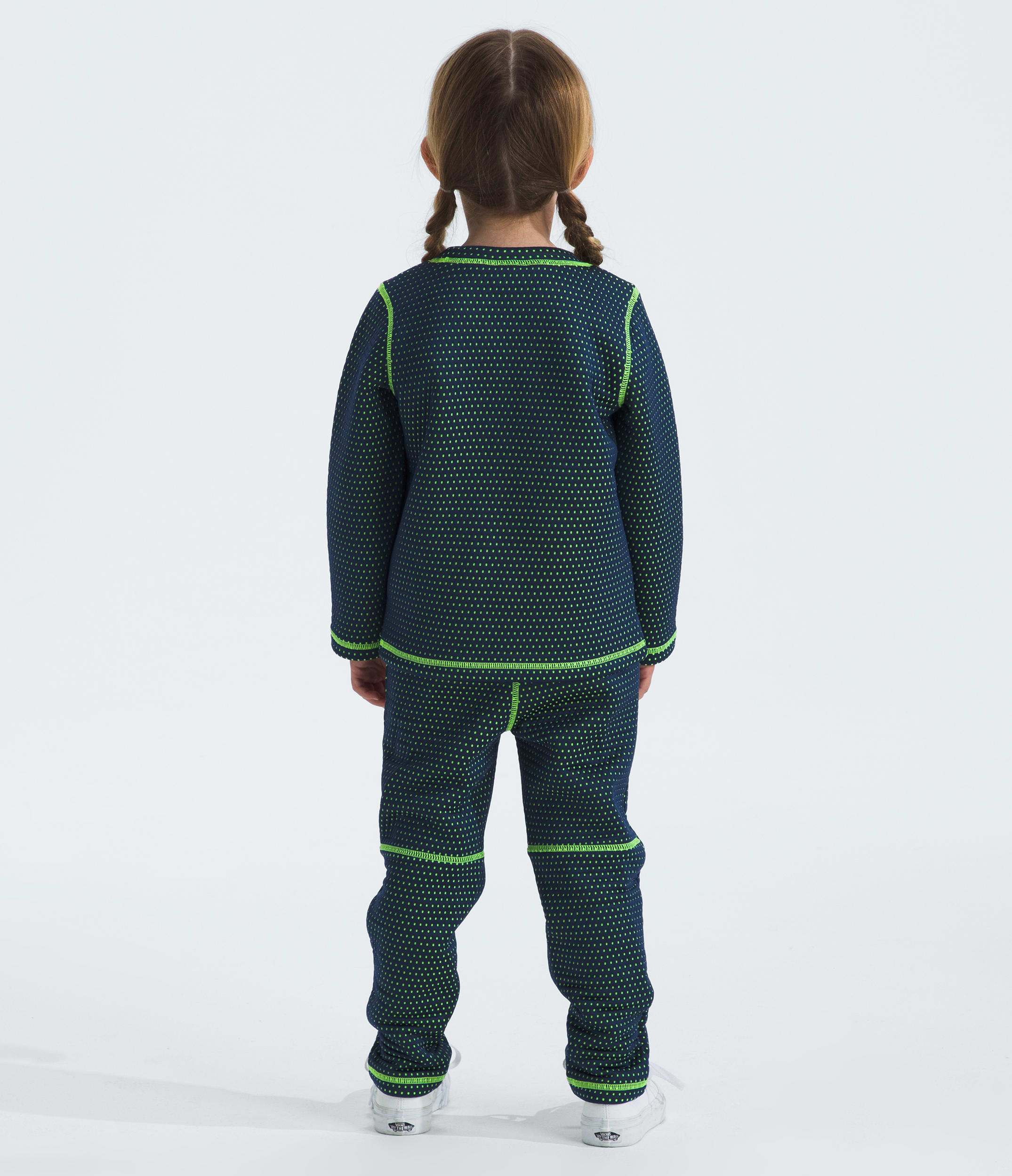 Kids DOTKNIT Thermal Set TNF BACK