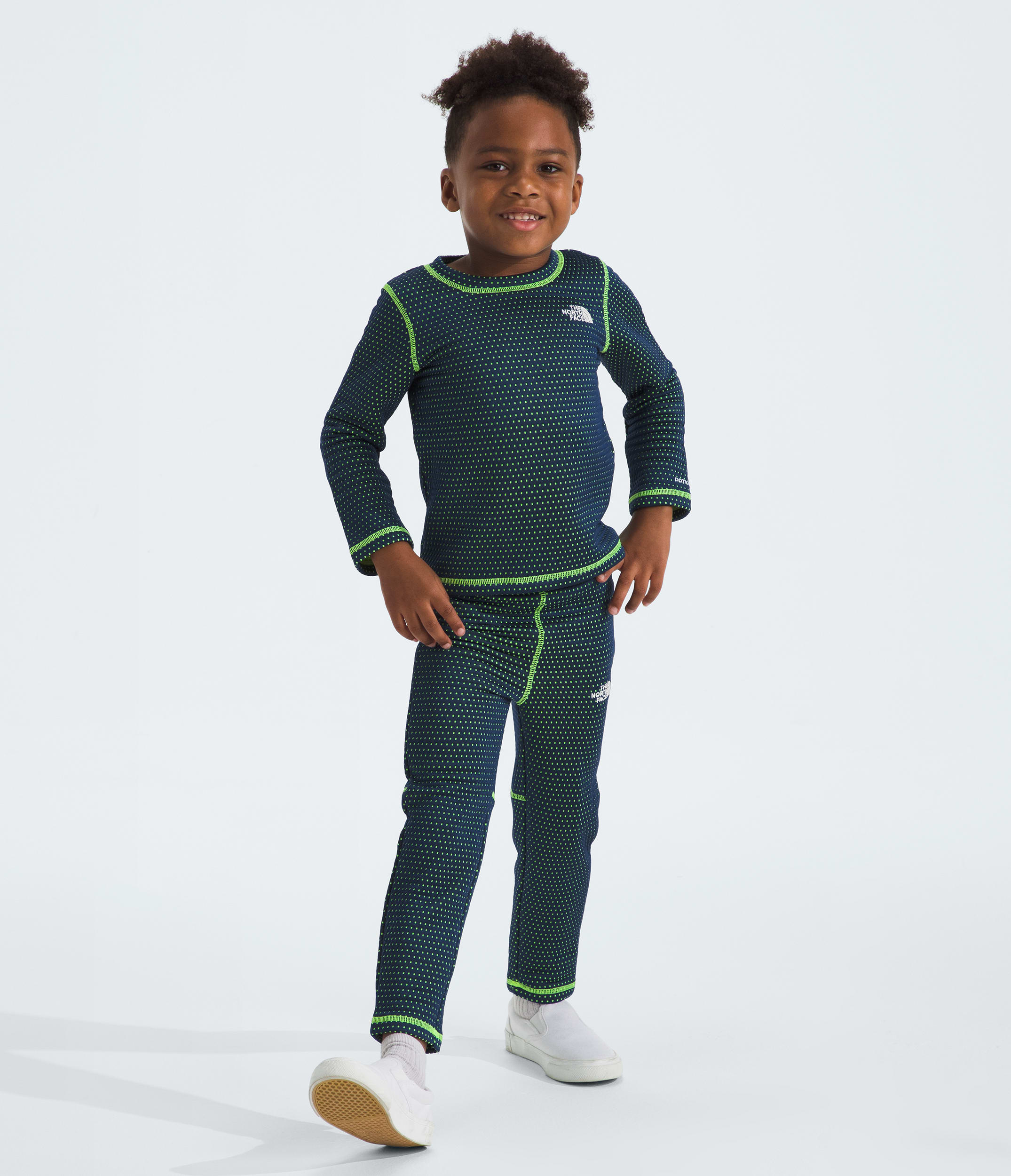 Kids DOTKNIT Thermal Set TNF HERO3