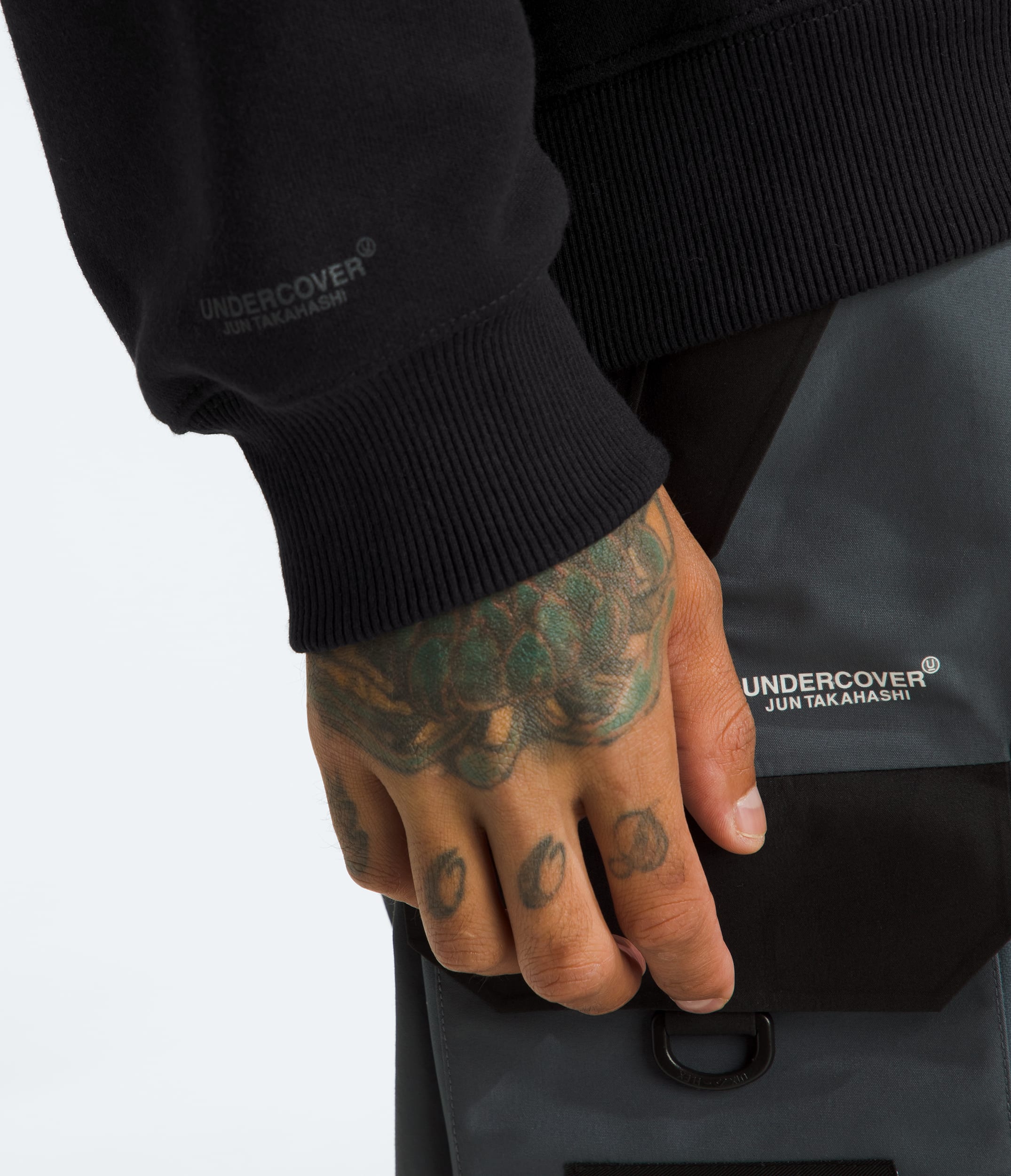 TNF X UNDERCOVER SOUKUU Heavyweight Hoodie TNF MODELCLOSE1