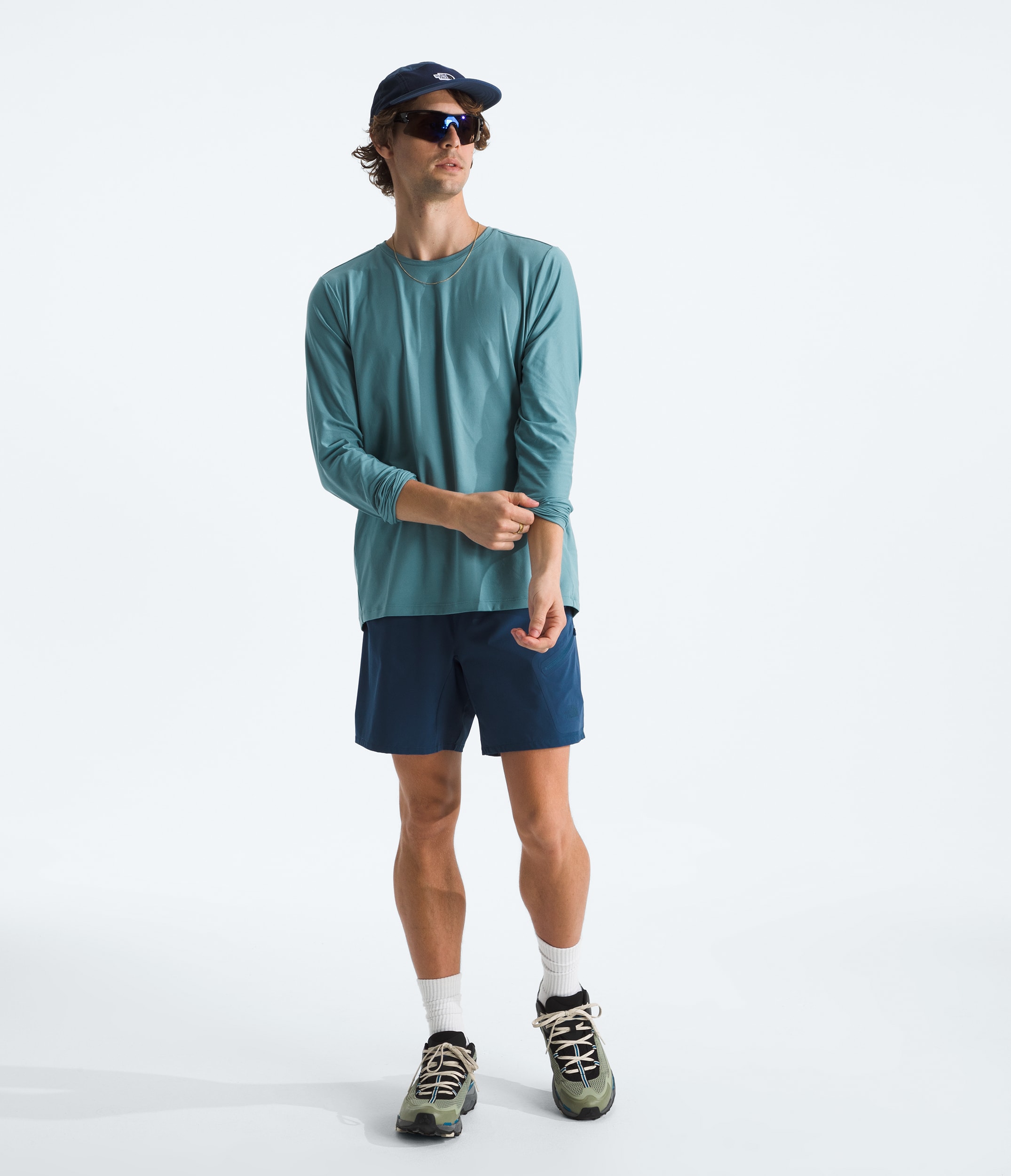 Mens Dune Sky LongSleeve Crew TNF HERO2