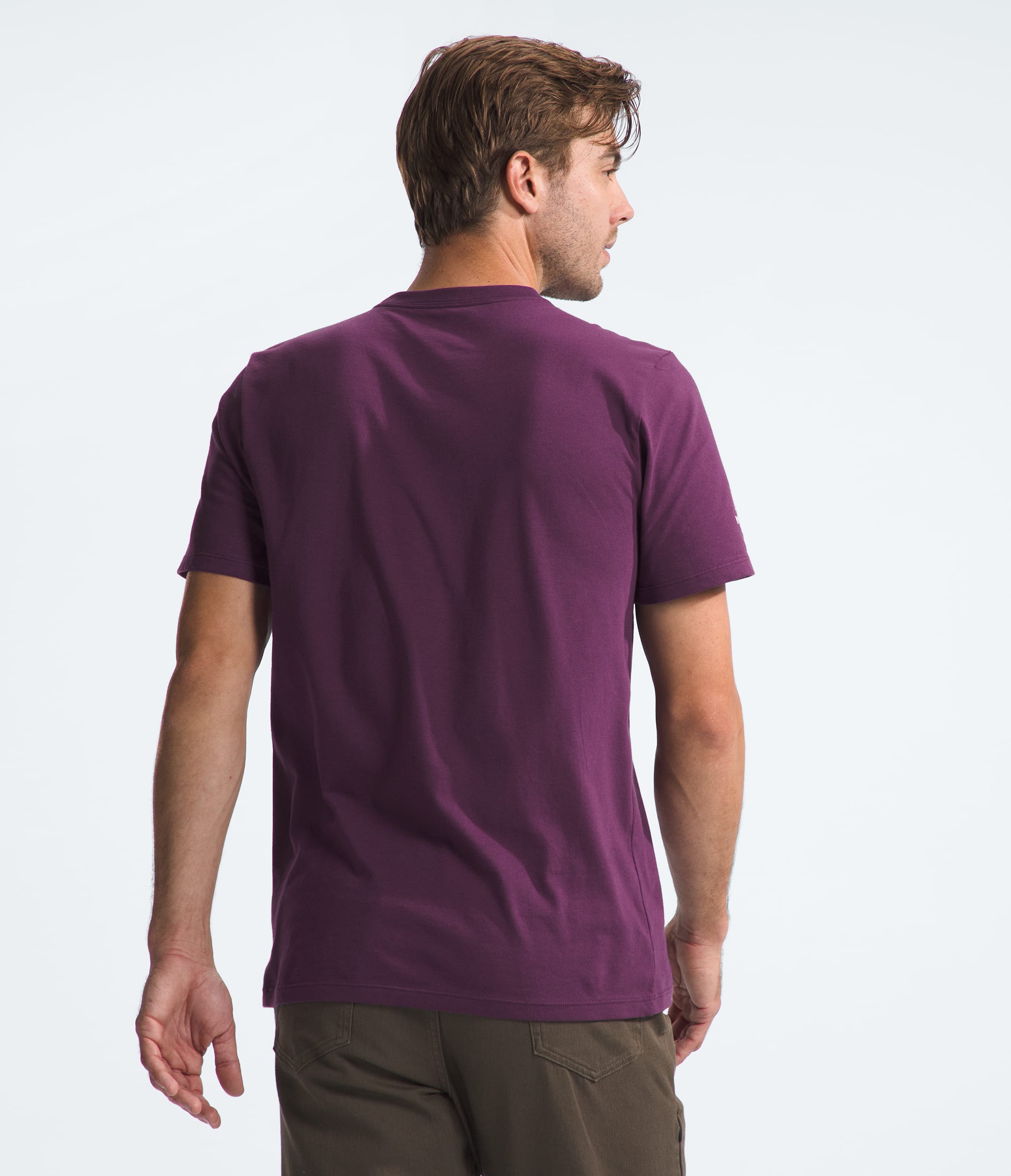 Mens ShortSleeve Mountain Tee TNF BACK