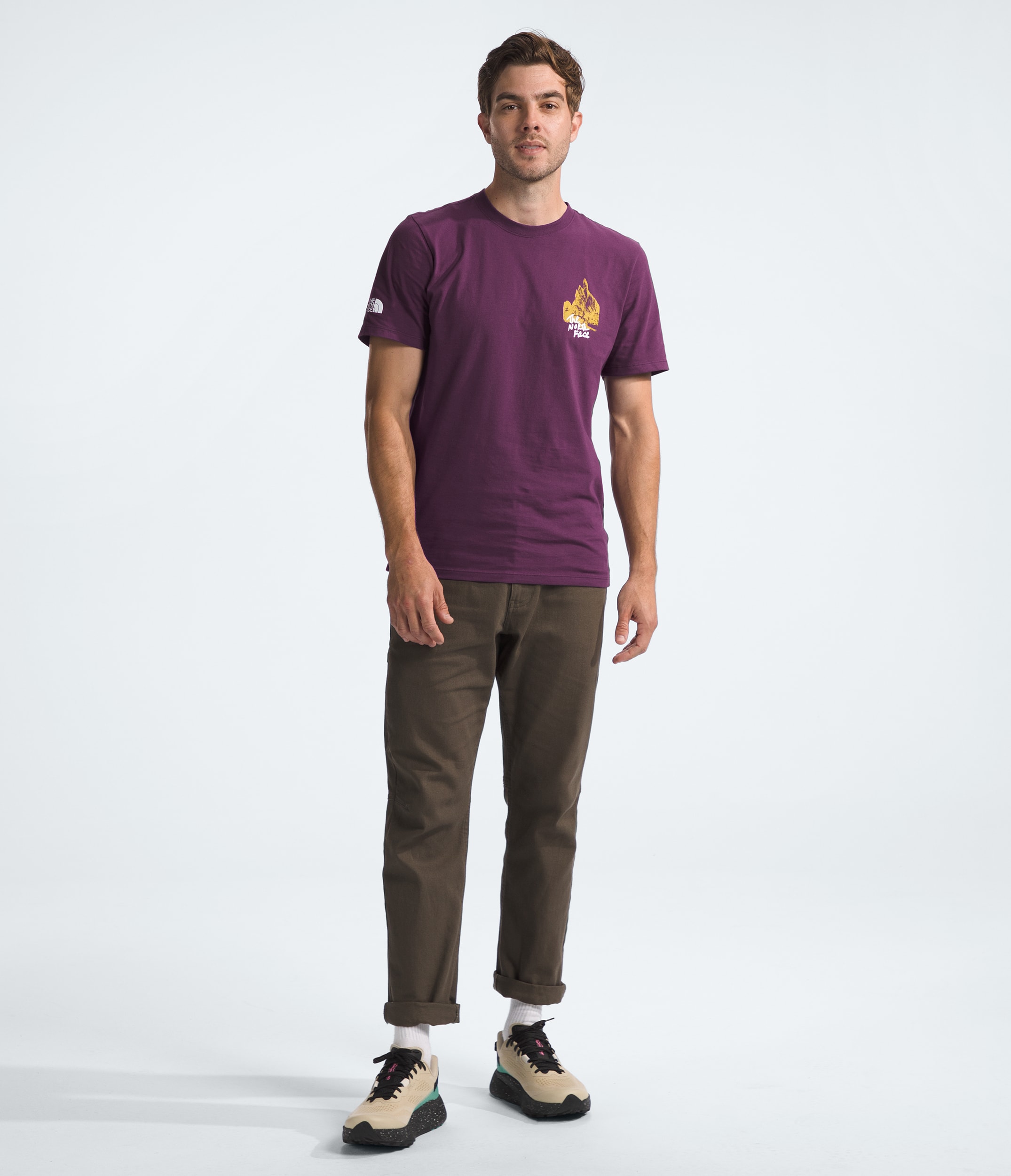 Mens ShortSleeve Mountain Tee TNF HERO2