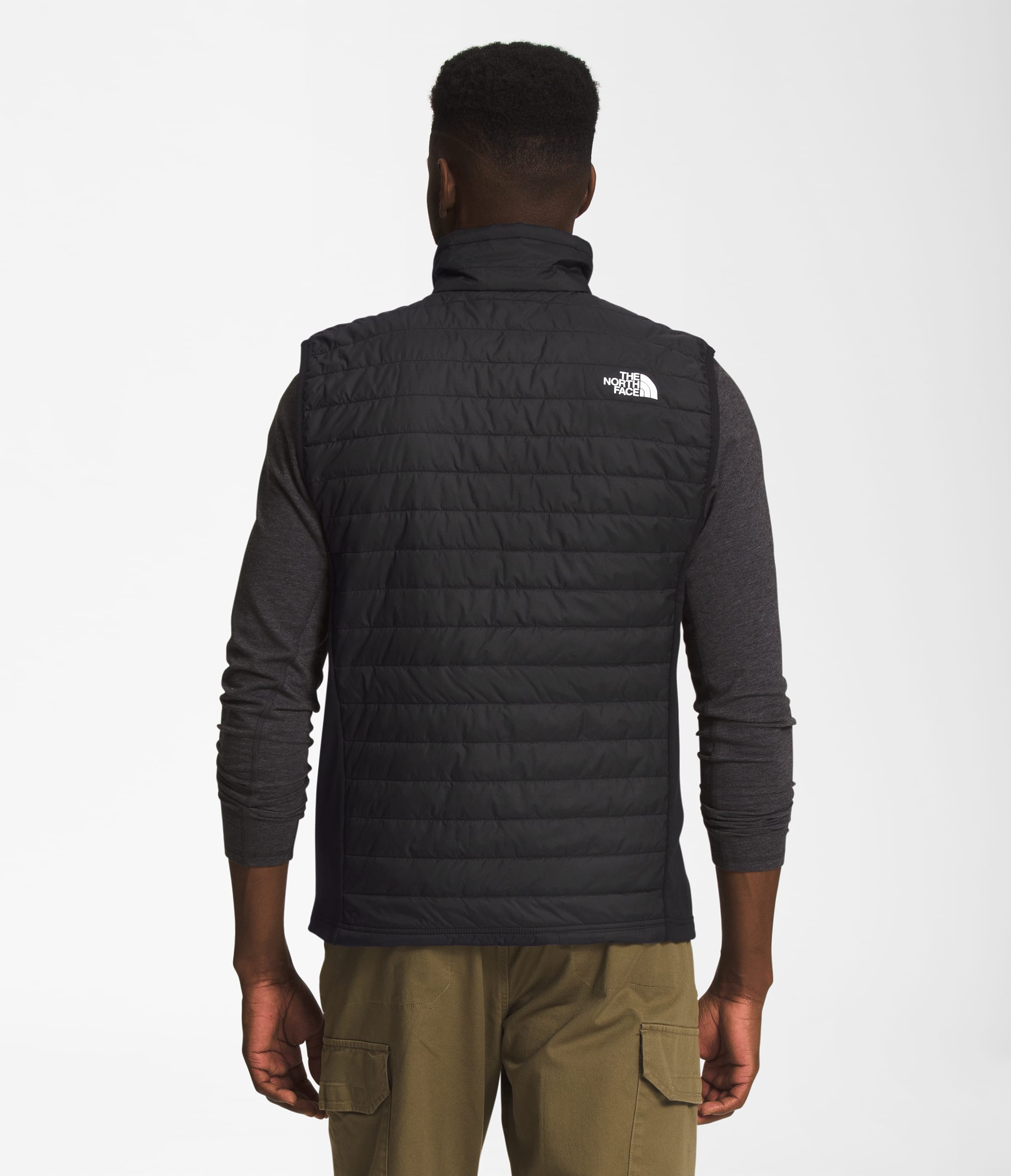 Mens Canyonlands Hybrid Vest TNF TNF Black BACK