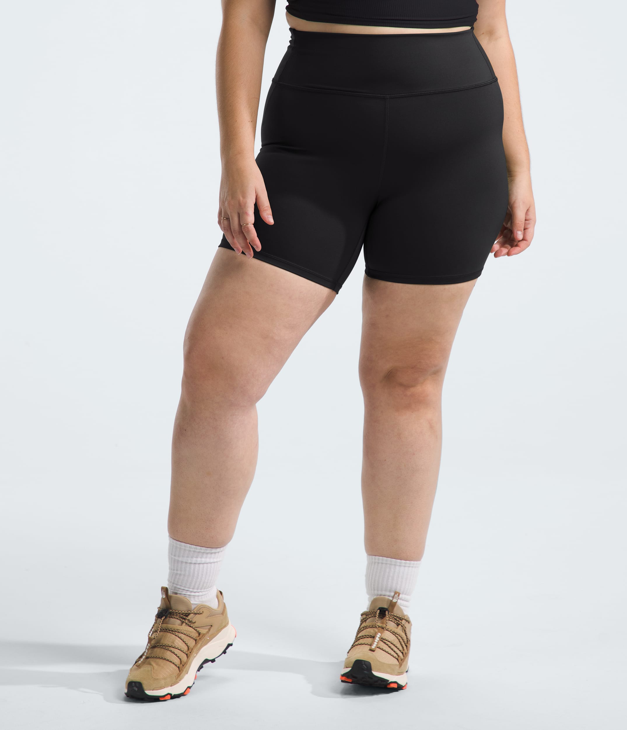 Womens Plus Dune Sky Tights Shorts TNF HERO