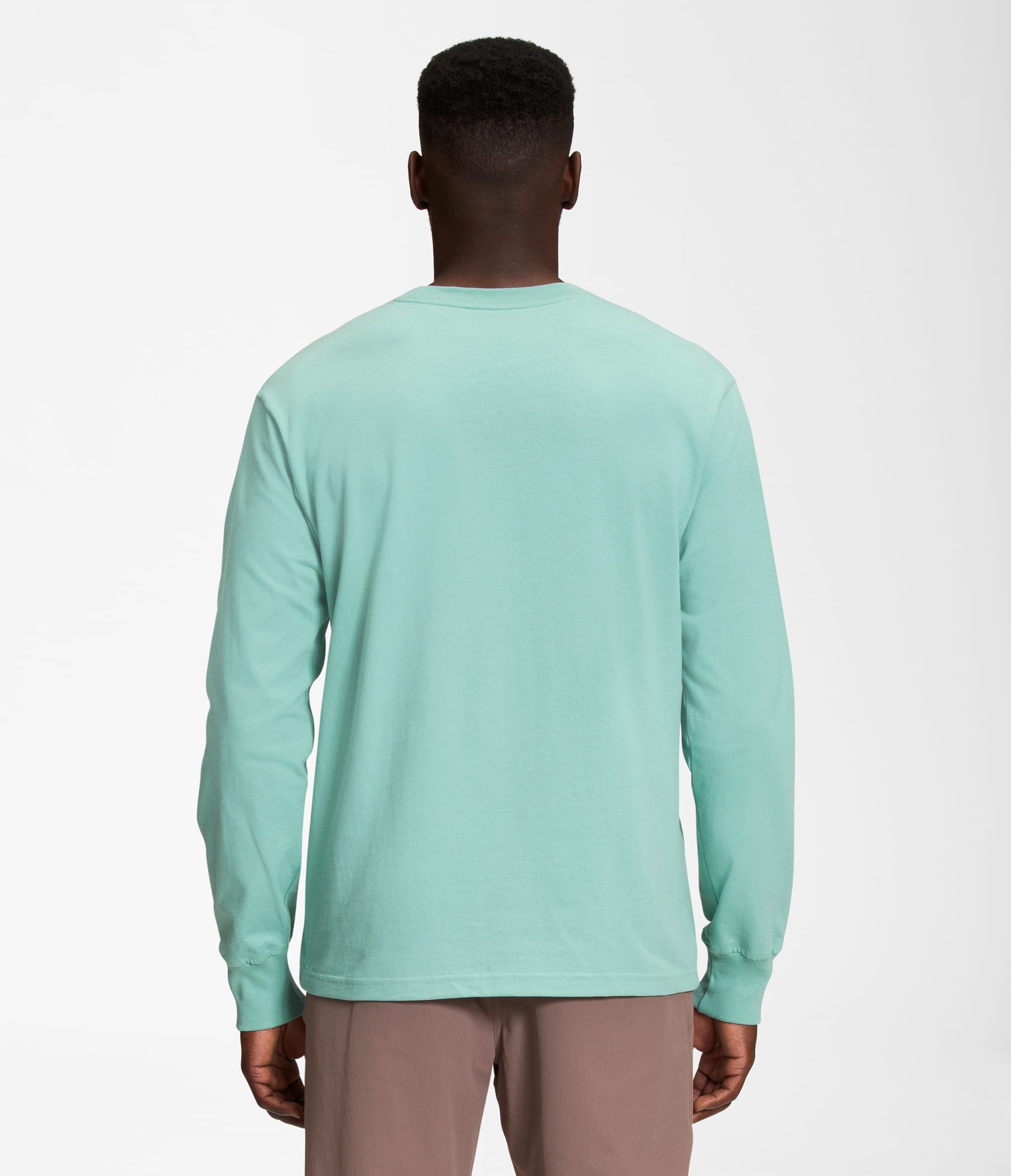 Mens LongSleeve Heavyweight Tee TNF BACK