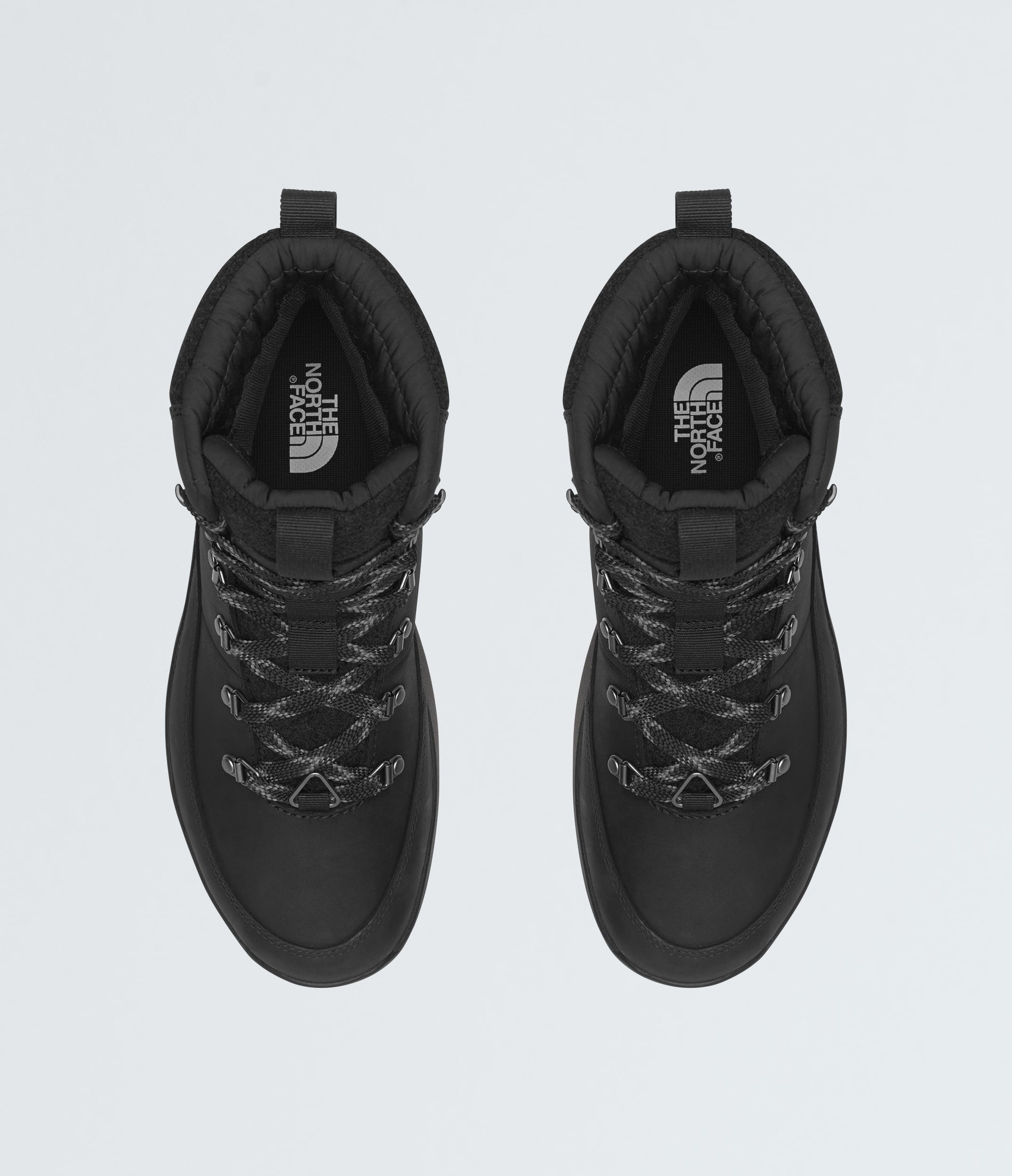 Mens Bergen Leather Waterproof Boots TNF DETAILINSTEP