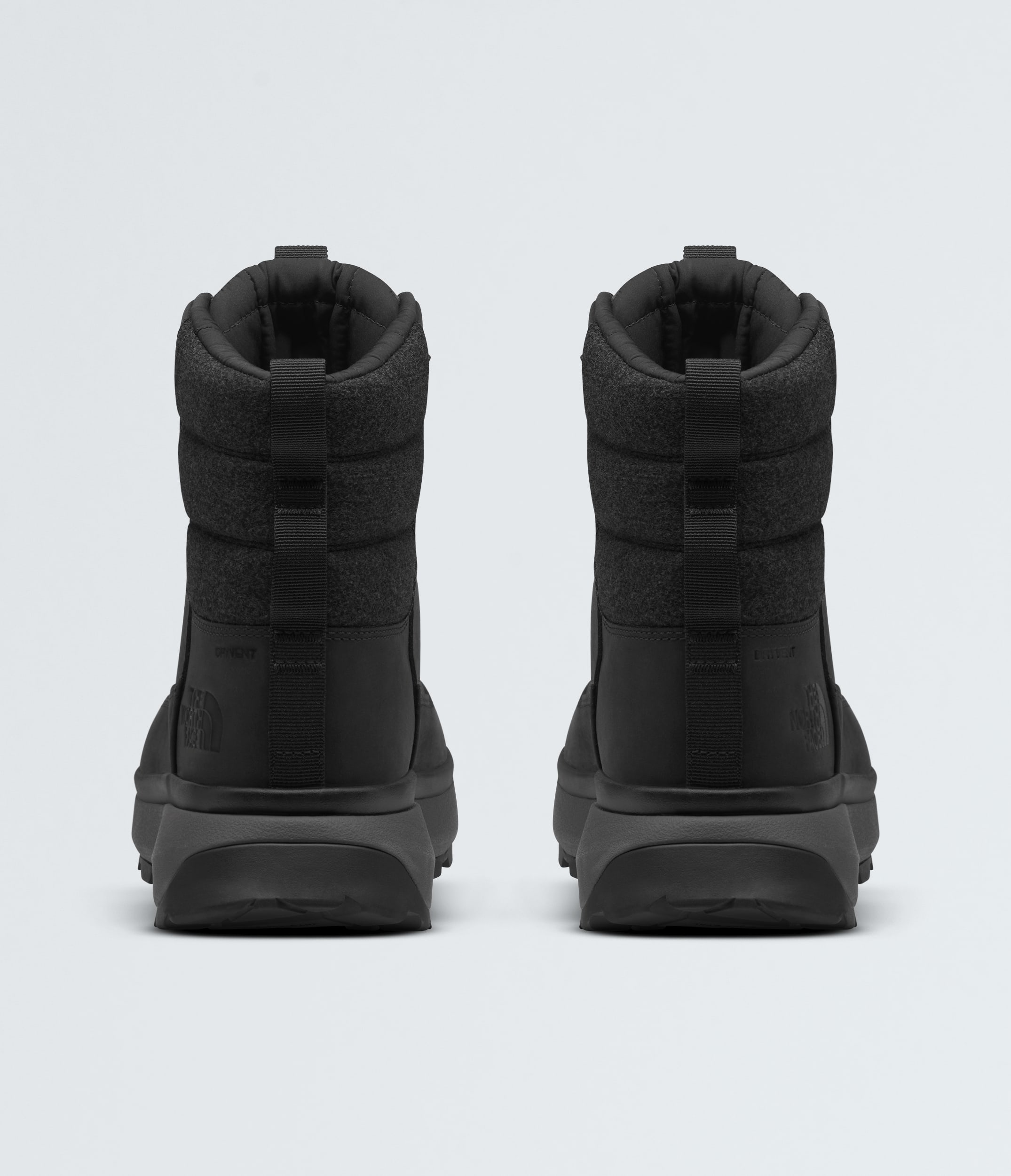 Mens Bergen Leather Waterproof Boots TNF BACK