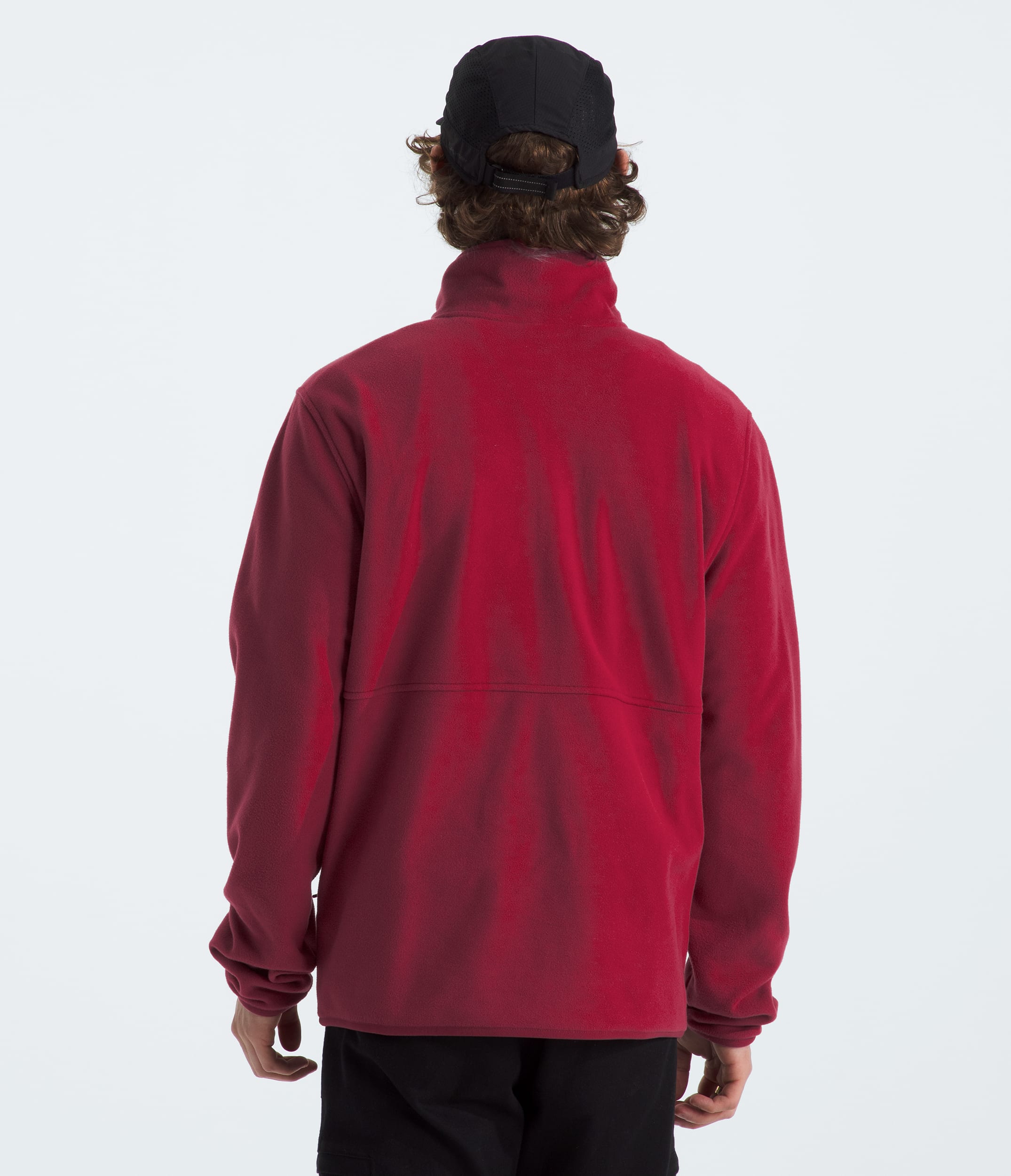 Mens Glacier Fleece Jacket TNF BACK