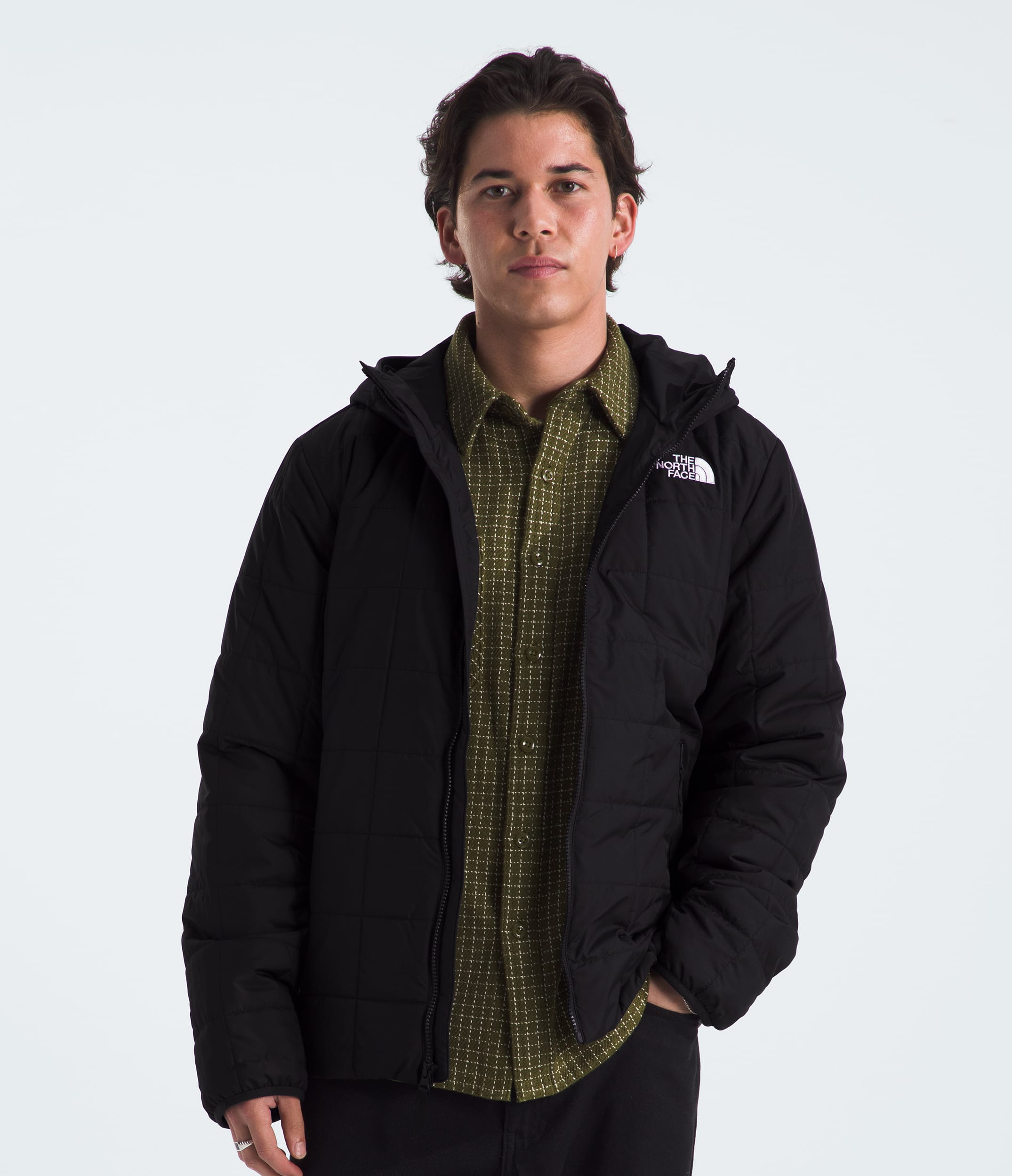 Mens Junction Insulated Hoodie TNF TNF Black Main