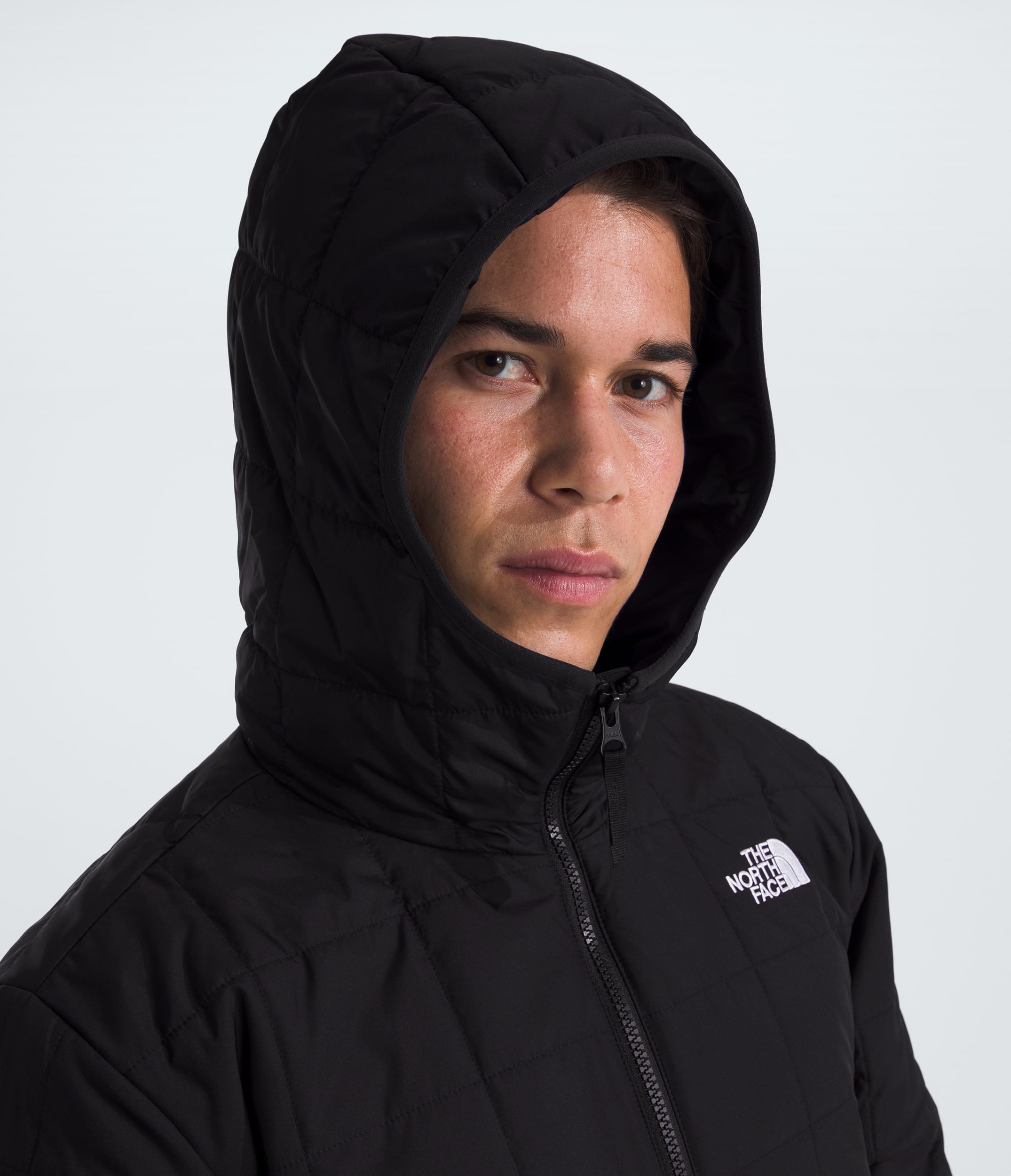 Mens Junction Insulated Hoodie TNF TNF Black MODELHOOD2
