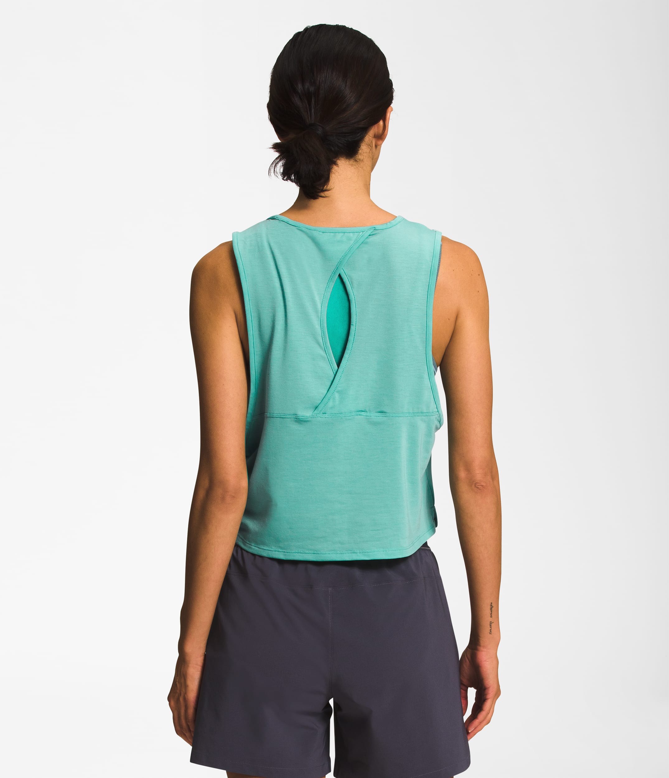 Womens Wander Crossback Tank TNF BACK