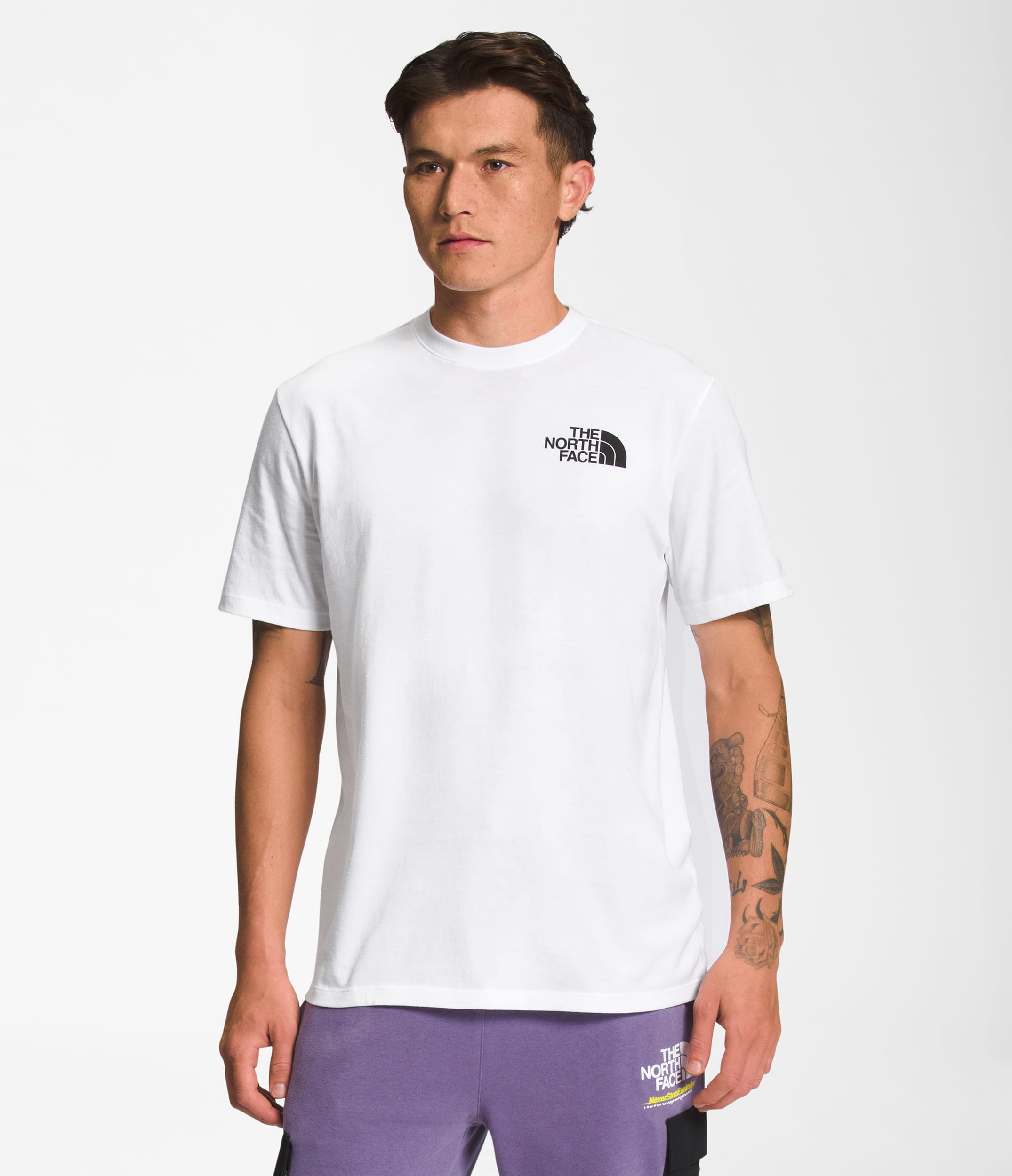 Mens ShortSleeve Box NSE Tee TNF BACK