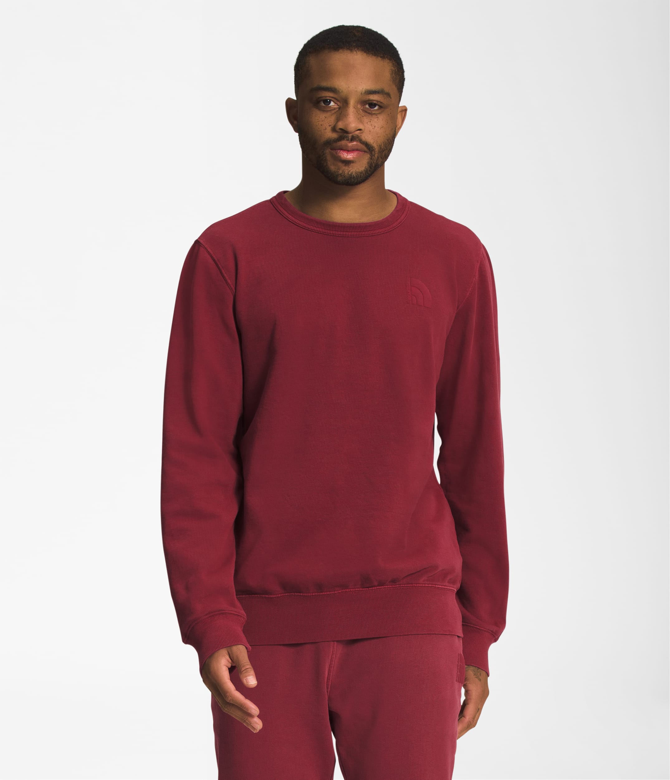 Mens Garment Dye Crew TNF Main