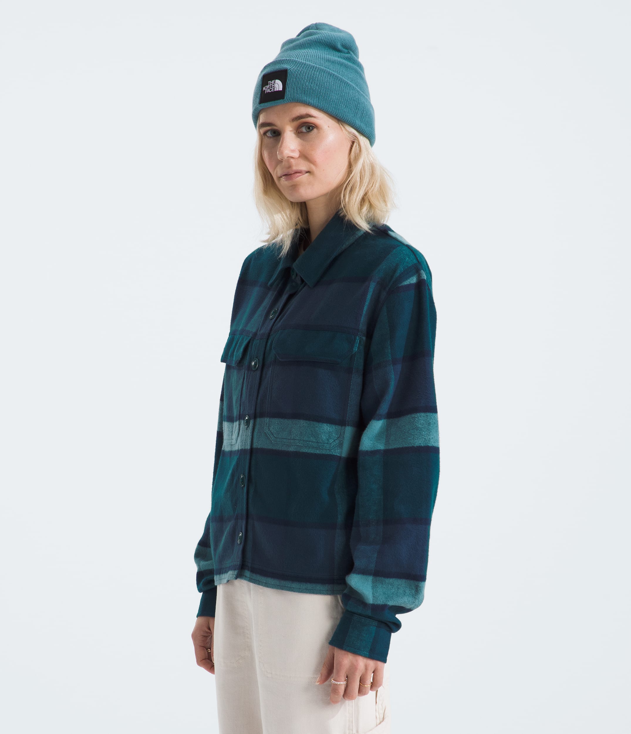 Womens Valley Flannel Shirt TNF MODEL34