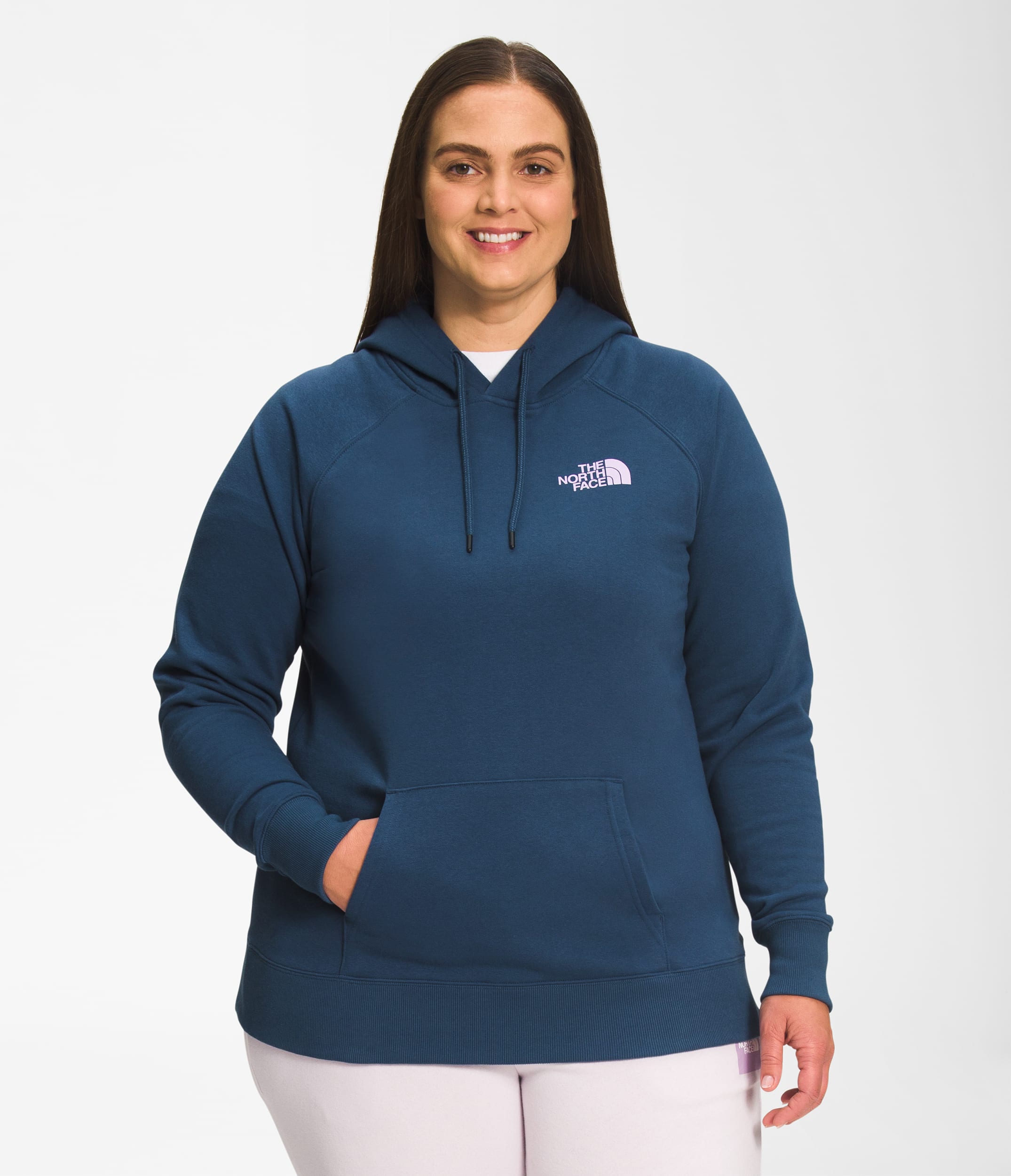 Womens Plus Graphic Injection Hoodie TNF BACK