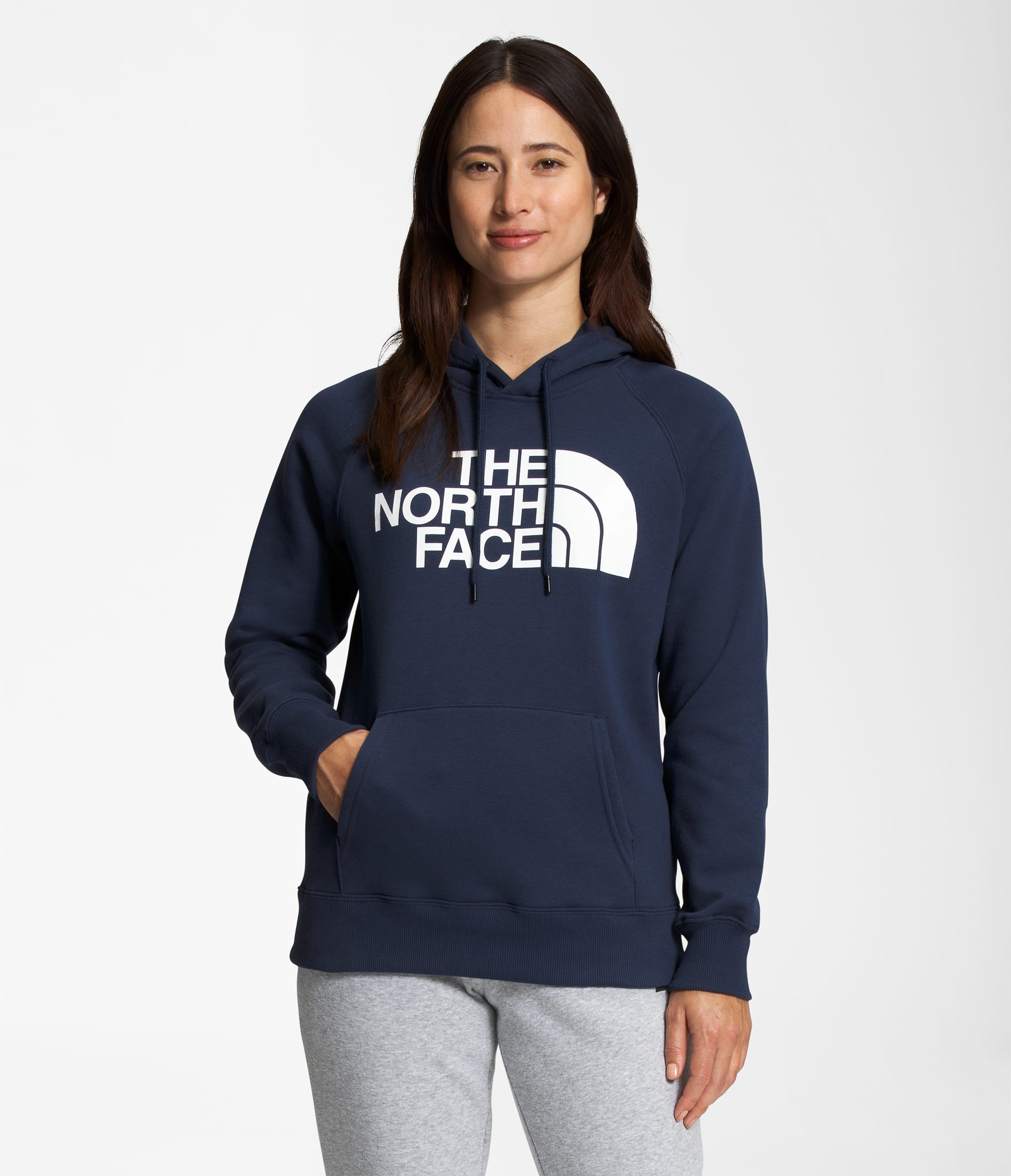Womens Half Dome Pullover Hoodie TNF HERO