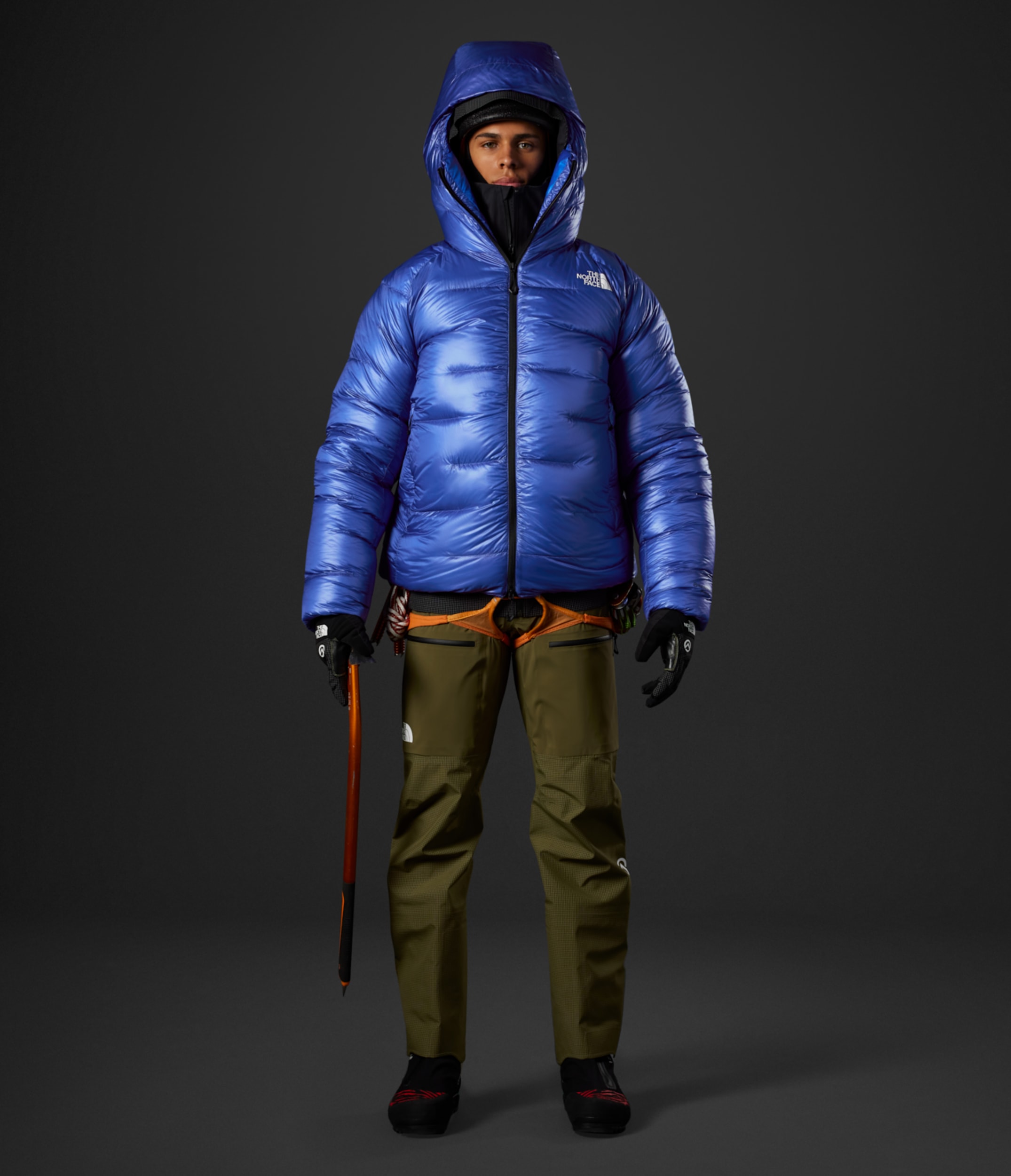 Mens Summit Series Pumori Down Parka TNF HERO2