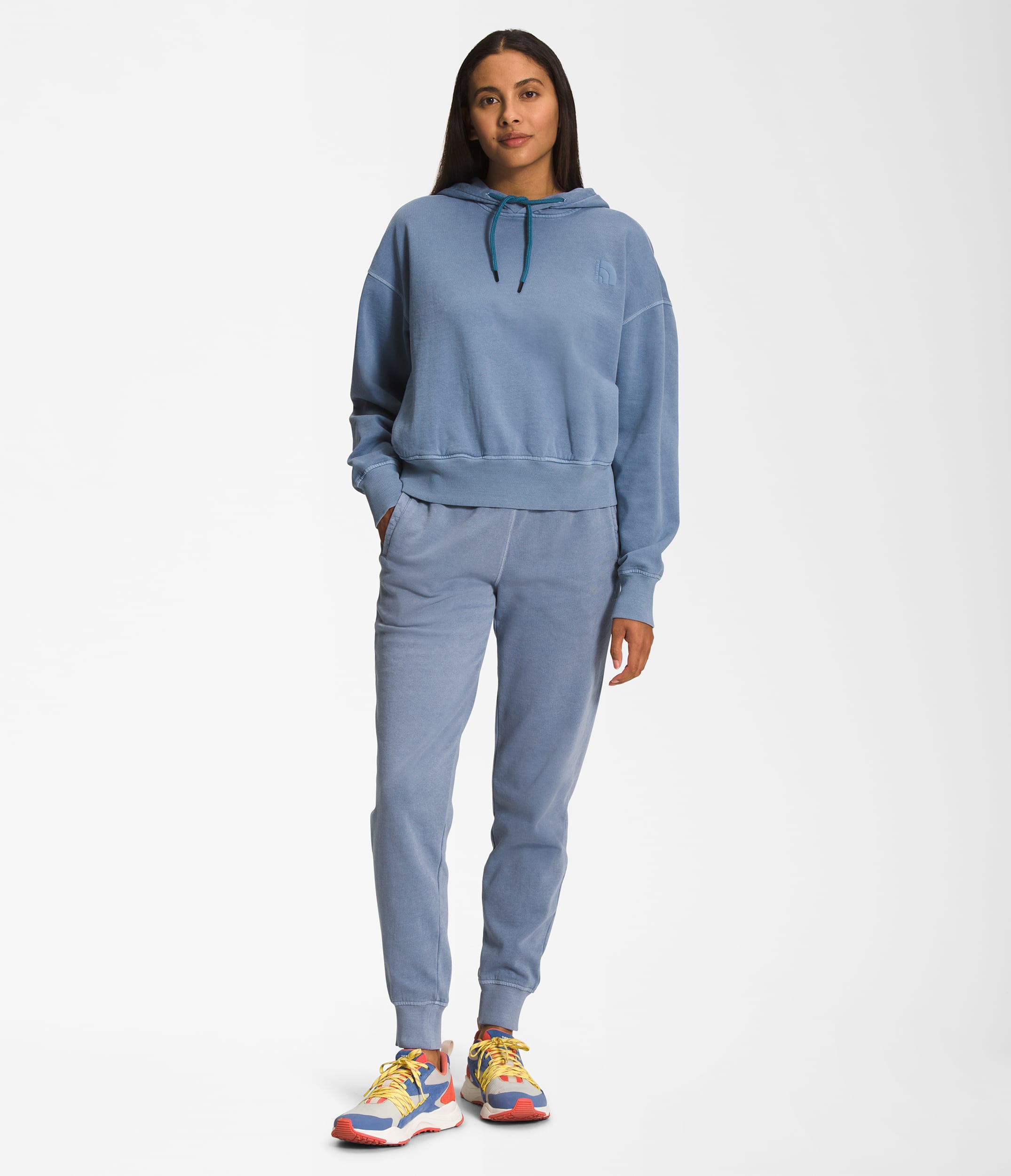 Womens Garment Dye Hoodie TNF HERO2