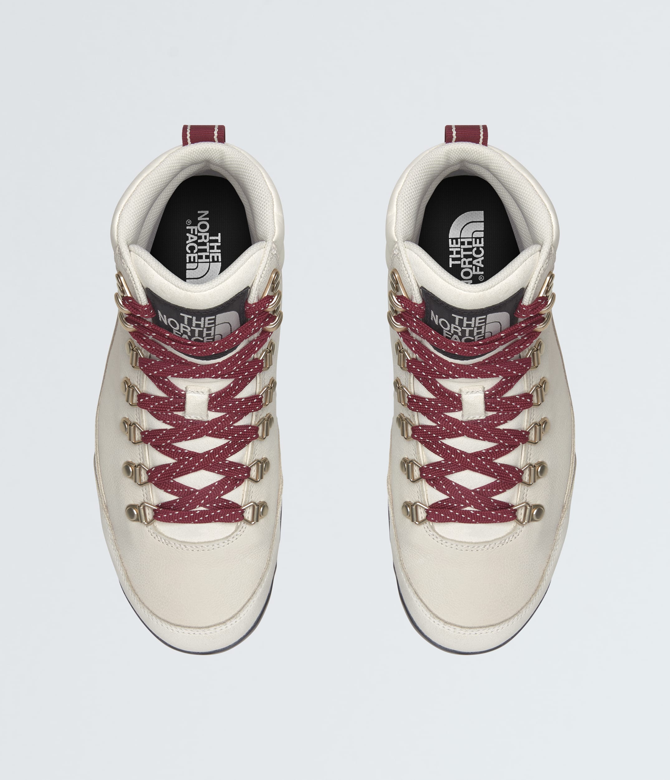 Womens BackToBerkeley IV Leather Waterproof Boots TNF White DuneTNF Black DETAILINSTEP