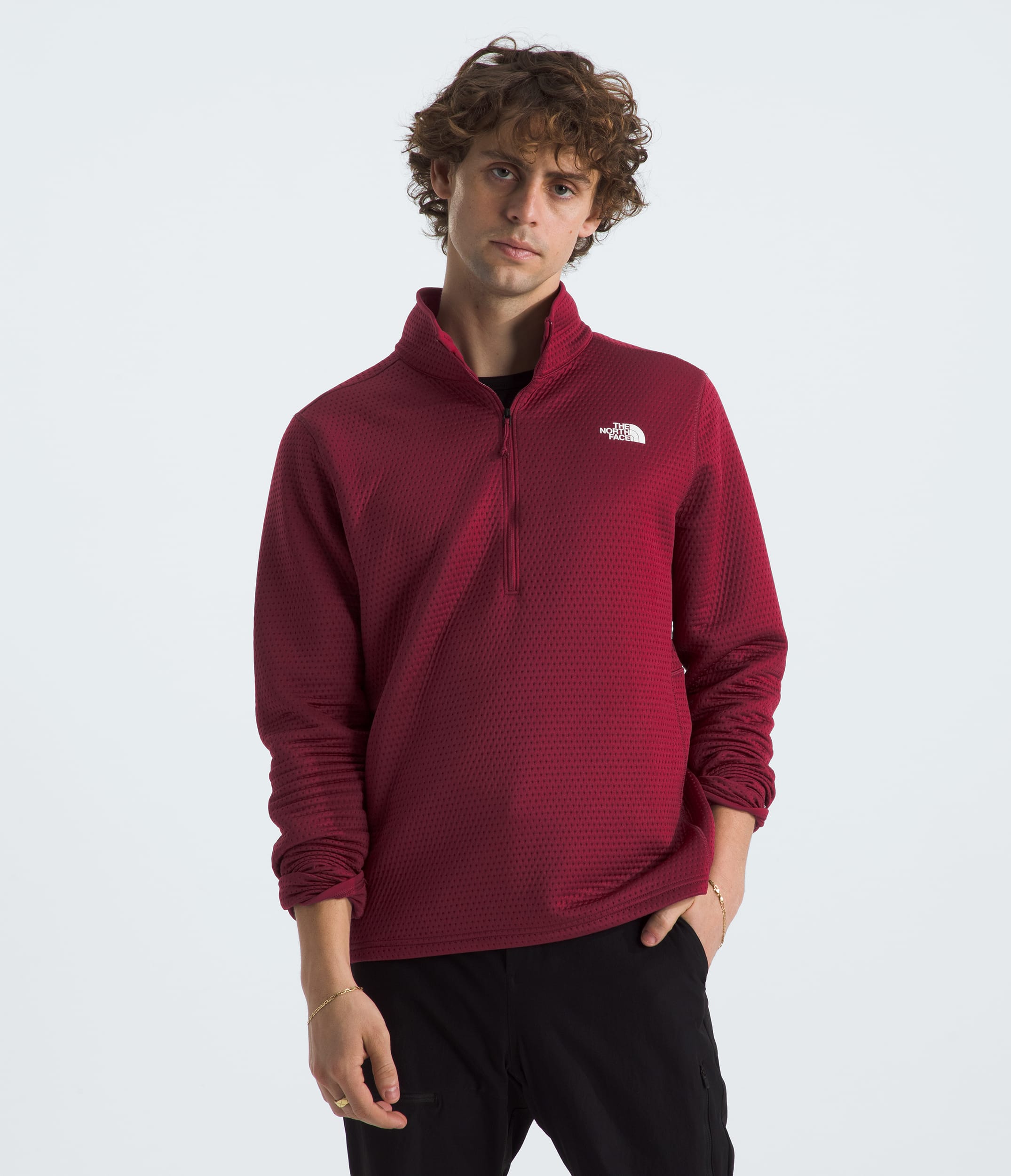 Fermeture clair  DotKnit Thermal pour hommes TNF HERO