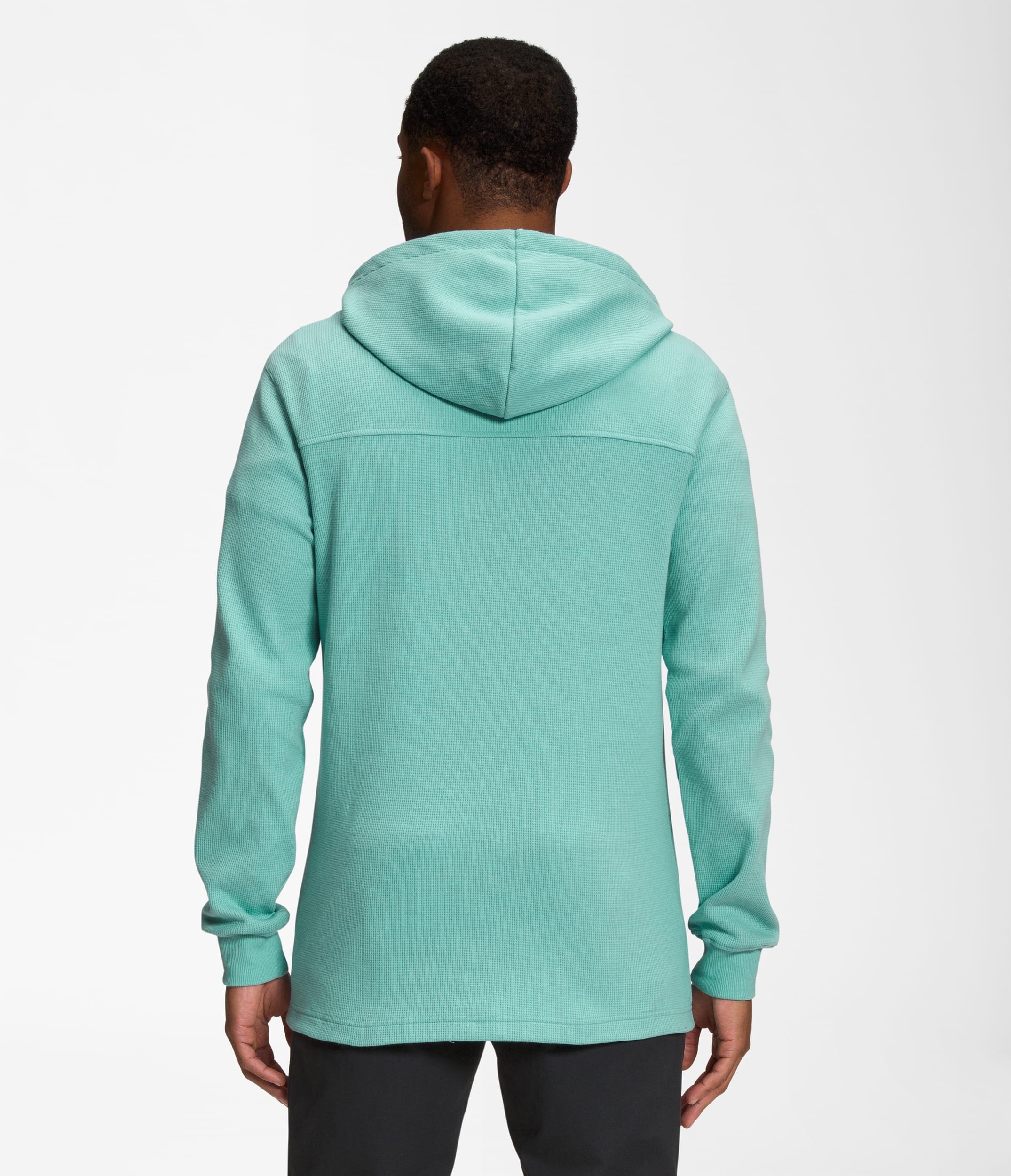 Mens Waffle Hoodie TNF BACK