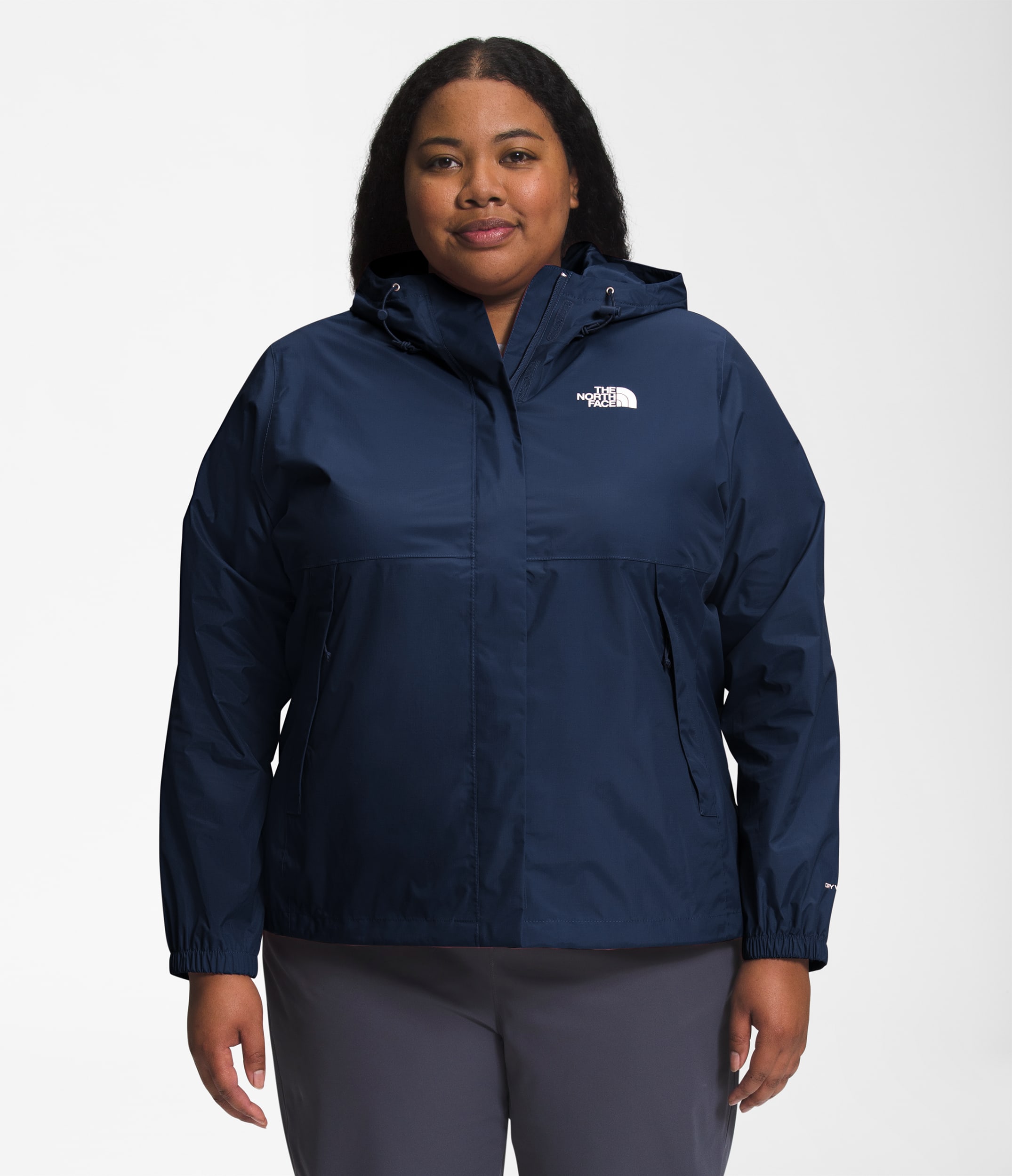 Womens Plus Antora Rain Jacket TNF Main