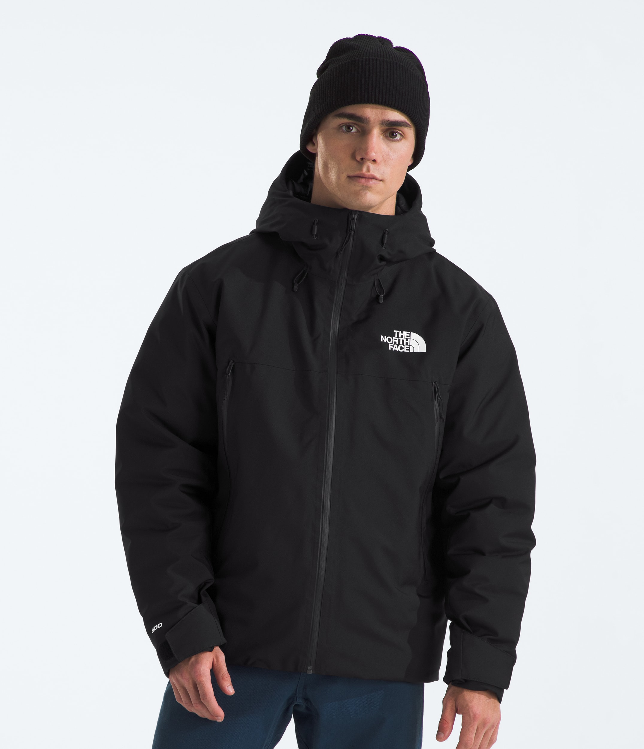 Mens MTN Range Down Hooded Jacket TNF Main