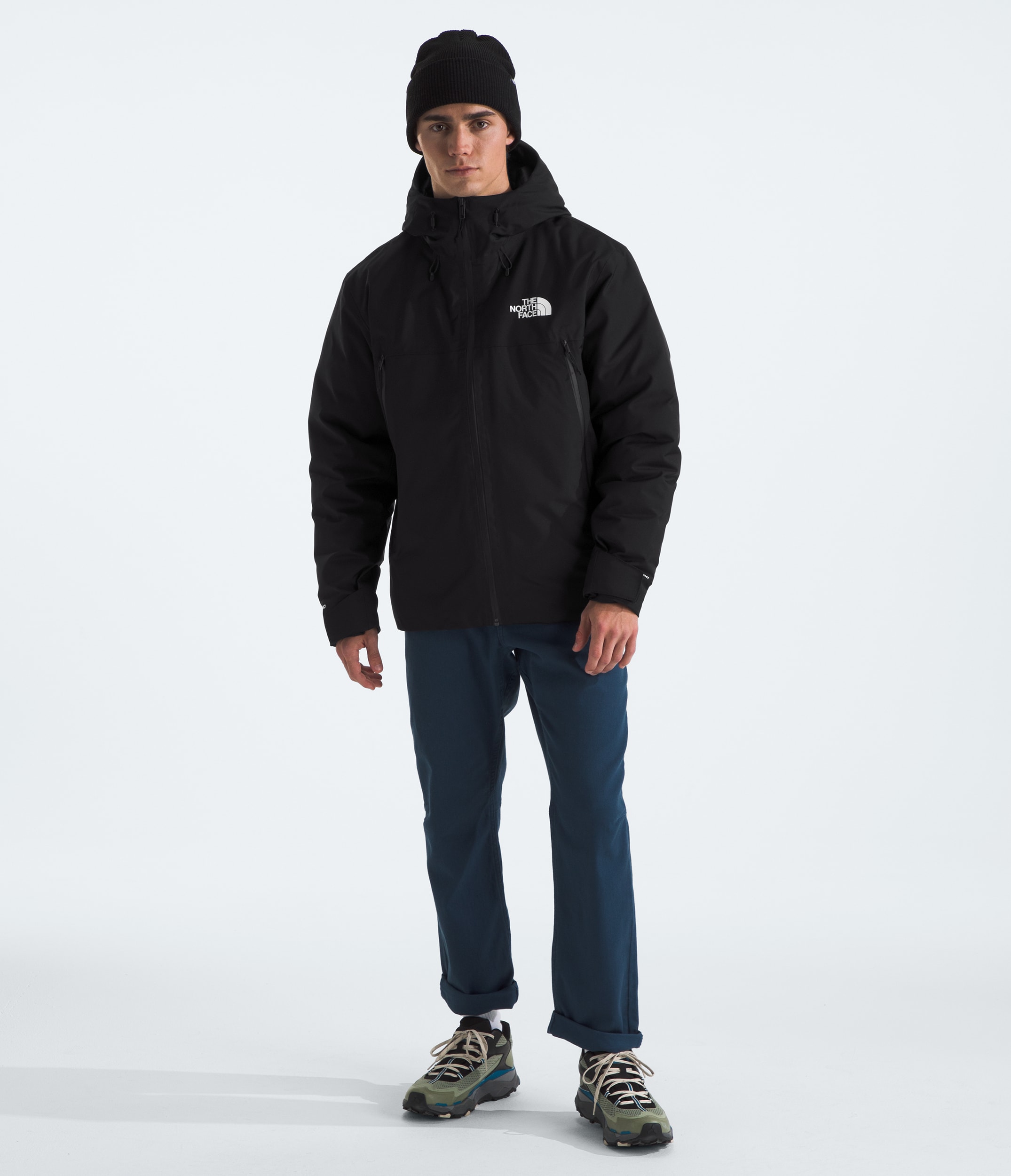 Mens MTN Range Down Hooded Jacket TNF HERO2