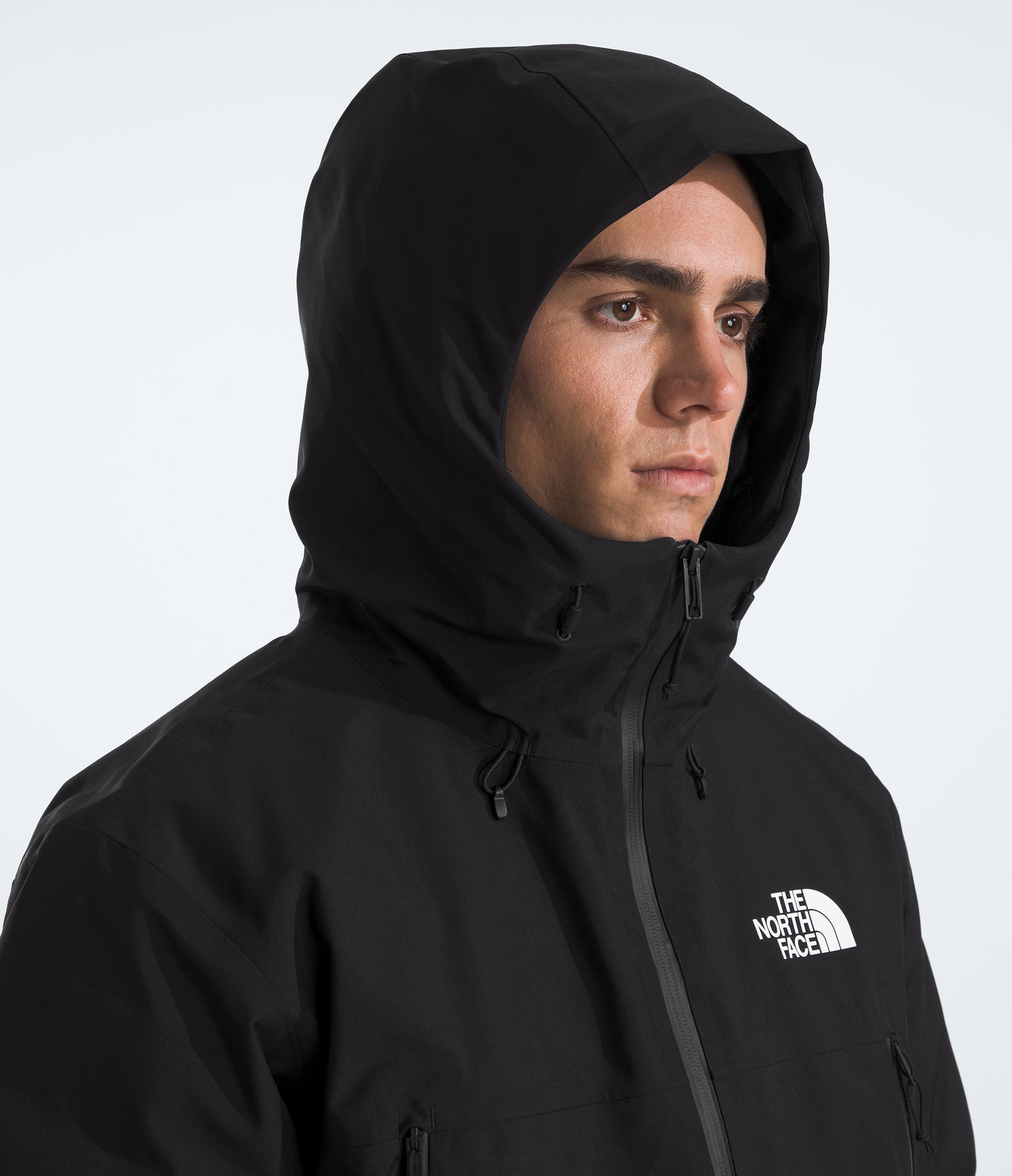 Mens TNF Range Down Hooded Jacket TNF MODELHOOD2