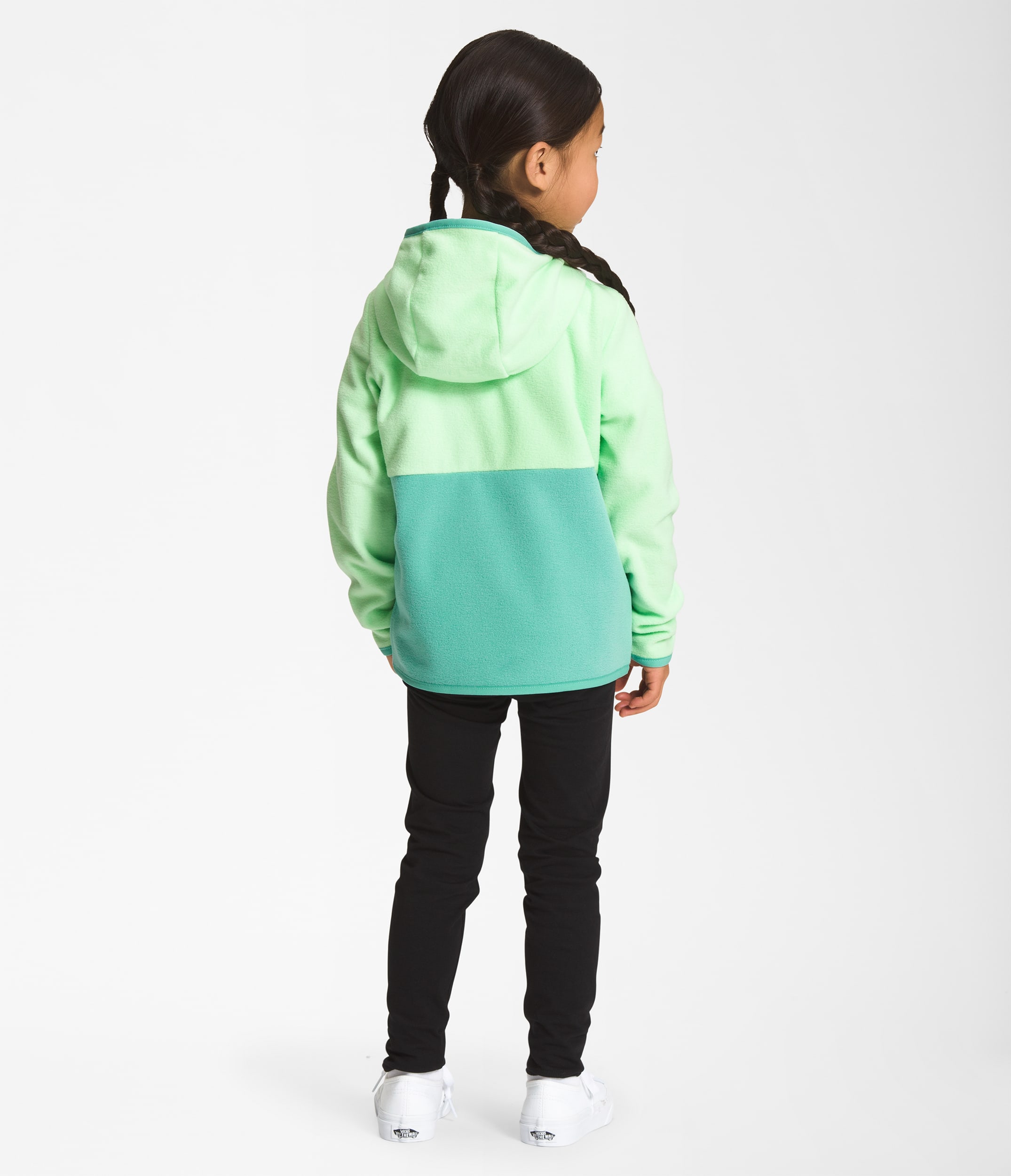 Kids Glacier FullZip Hoodie TNF BACK