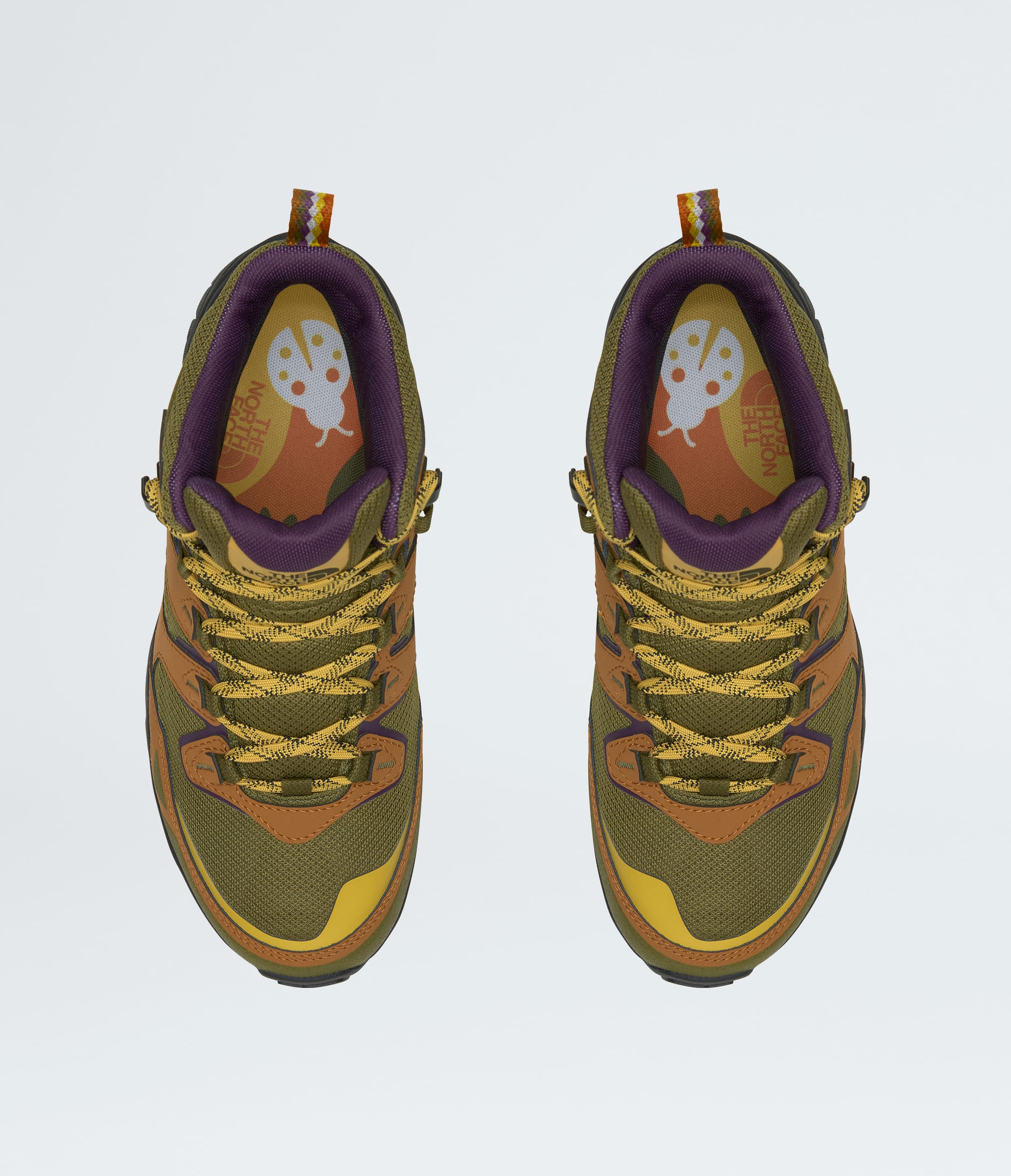 Womens Hedgehog 3 Mid Waterproof x Hike Clerb Boots TNF DETAILINSTEP