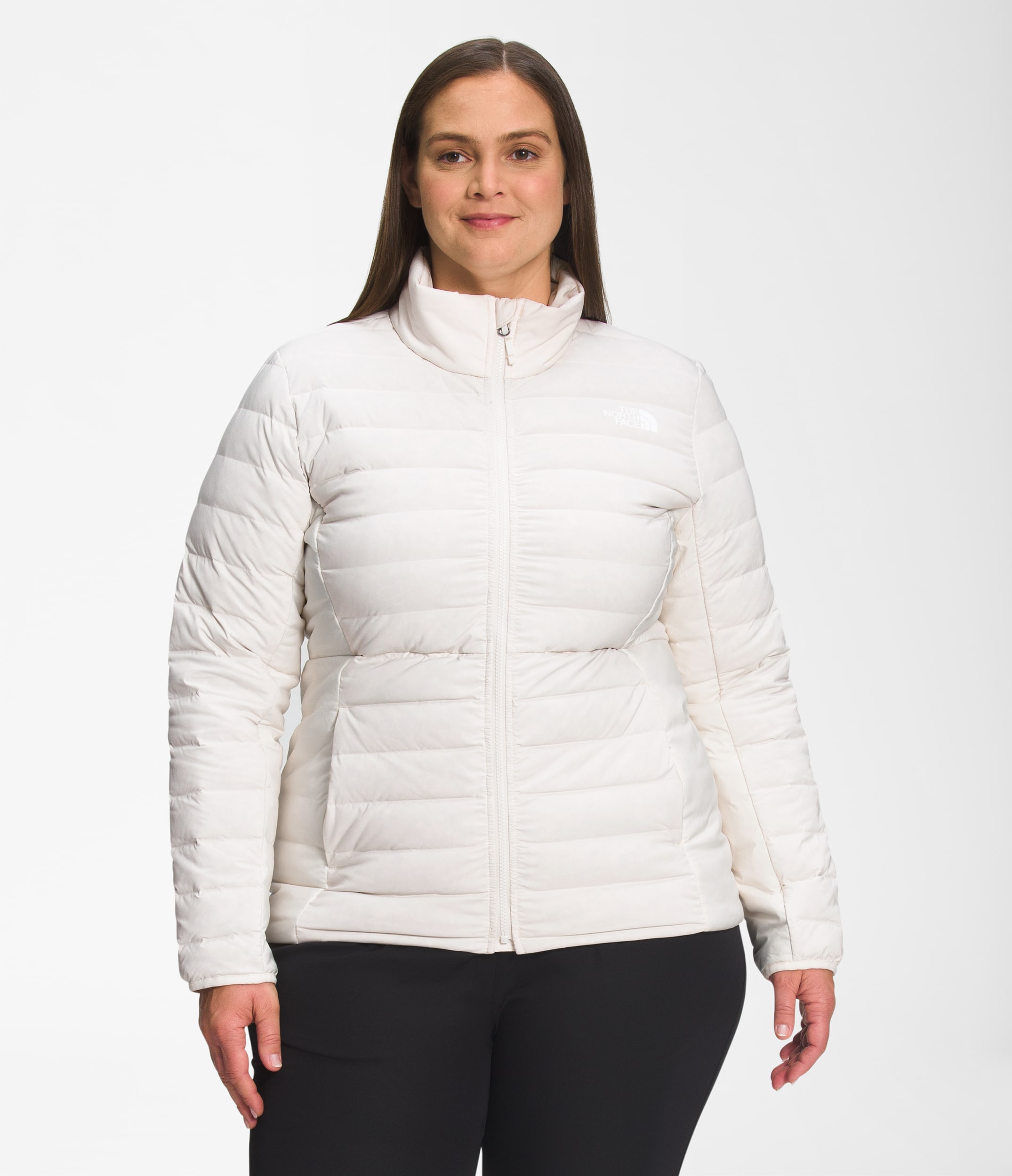 Womens Plus Belleview Stretch Down Jacket TNF Main