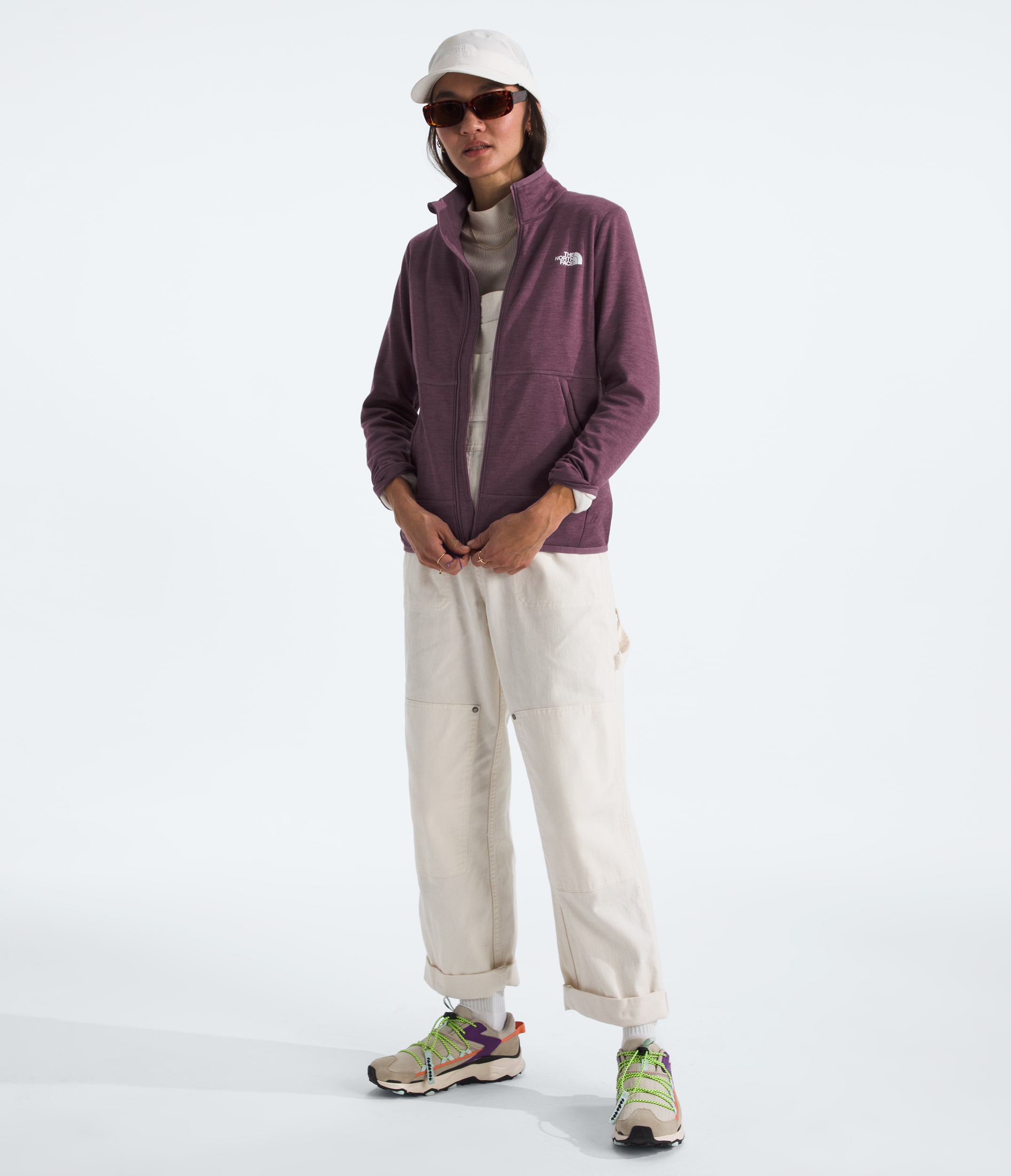 Veste zippe intgrale Canyonlands pour femmes TNF HERO2