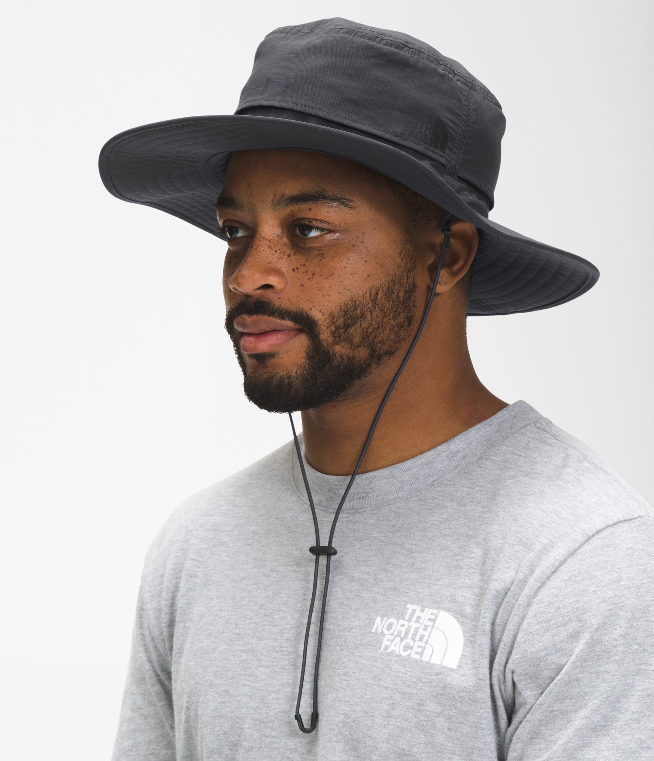 Horizon Breeze Brimmer Hat TNF Asphalt Grey MODELBACK