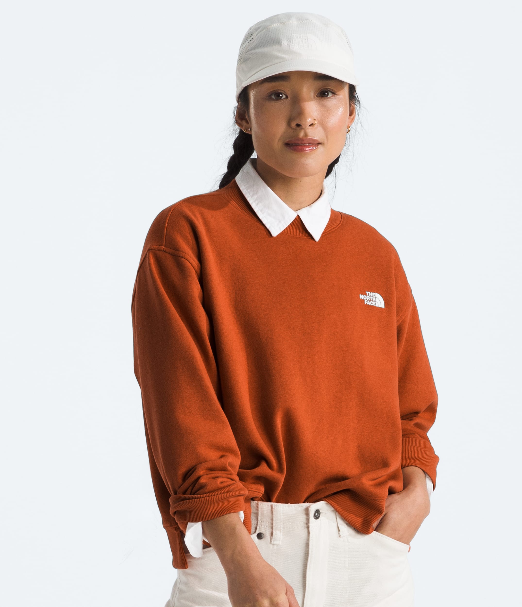 Womens Evolution Fleece Crew TNF Main
