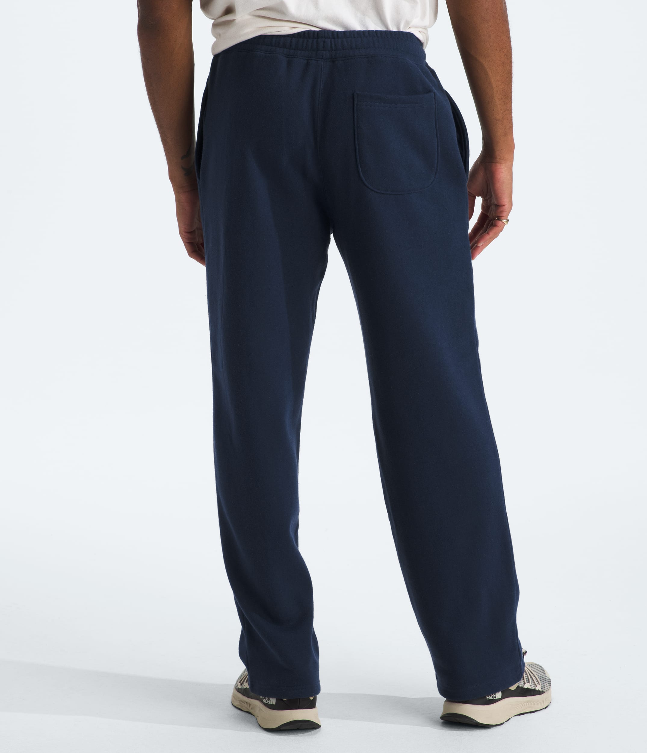 Mens Evolution Straight Leg Sweatpants TNF BACK