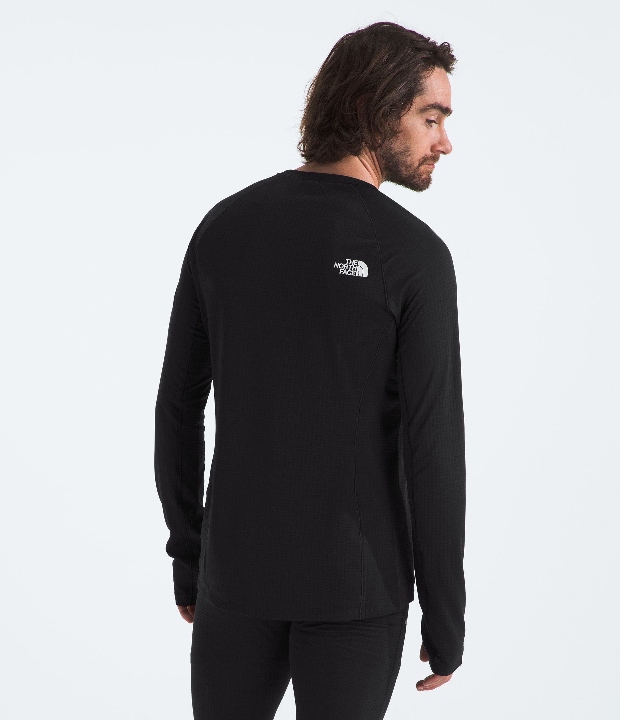 Mens Summit Series Pro 120 Crew TNF BACK