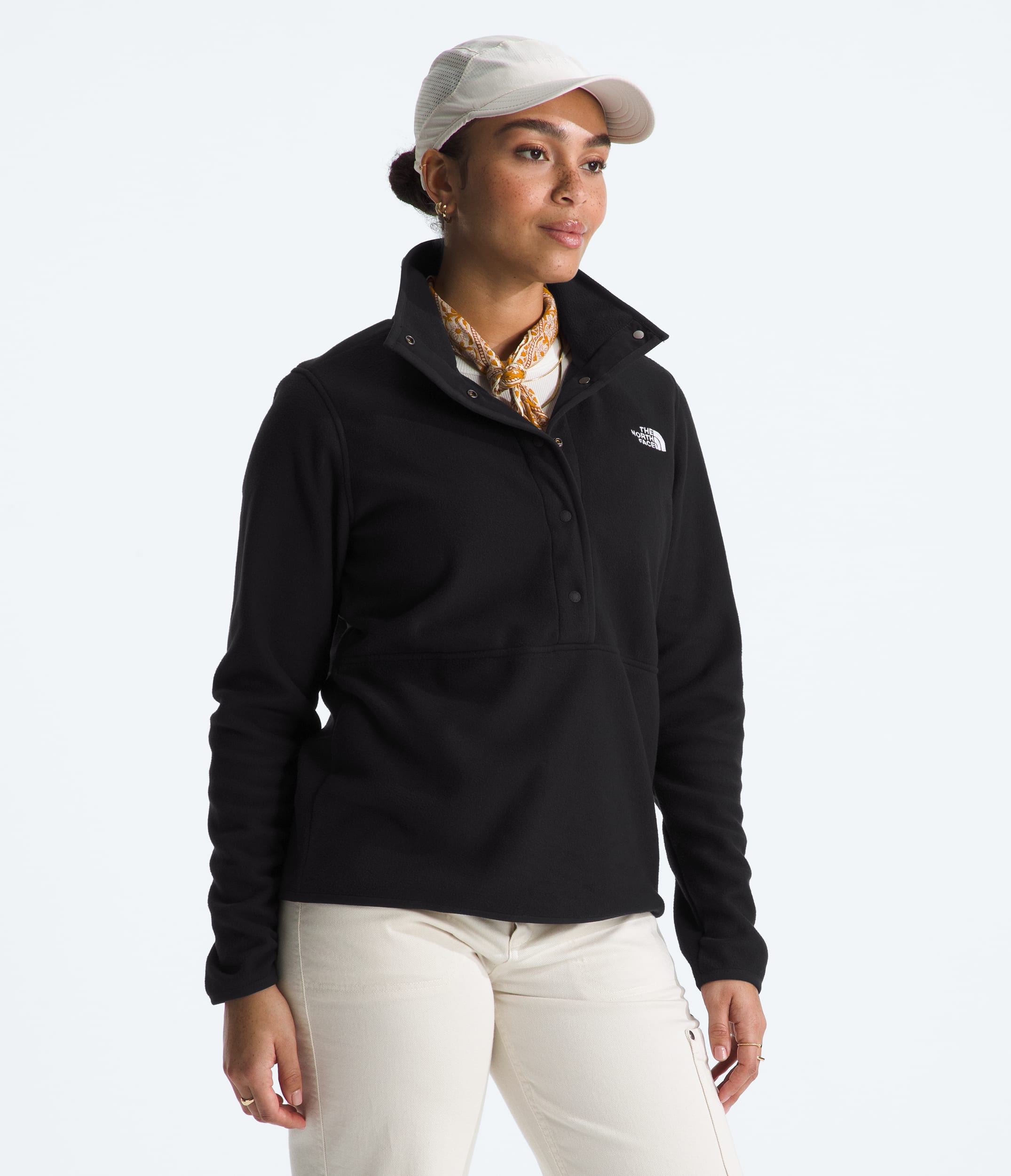 Womens Glacier Fleece Snap TNF MODEL34
