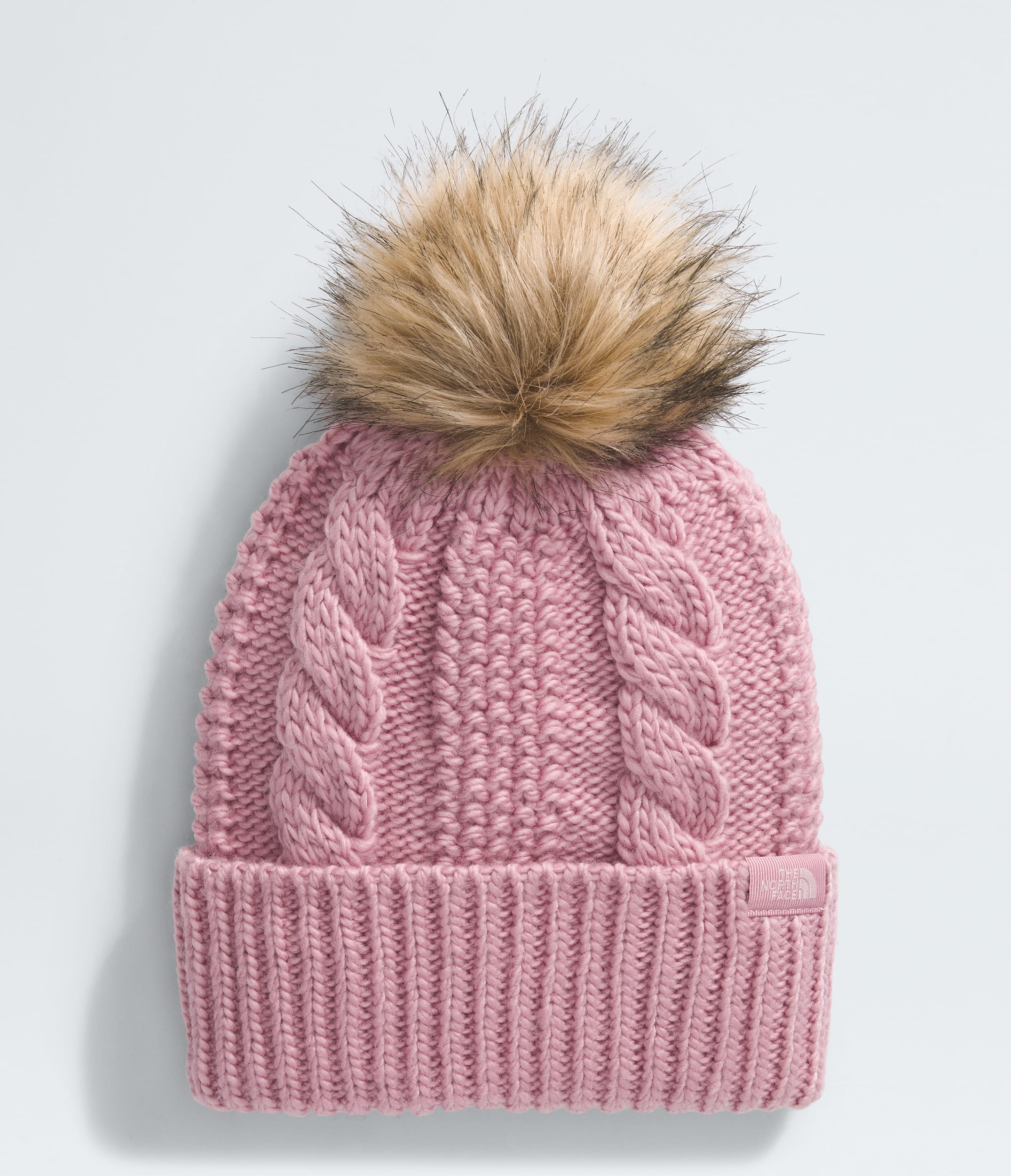 Womens Oh Mega Fur Pom Beanie TNF HERO