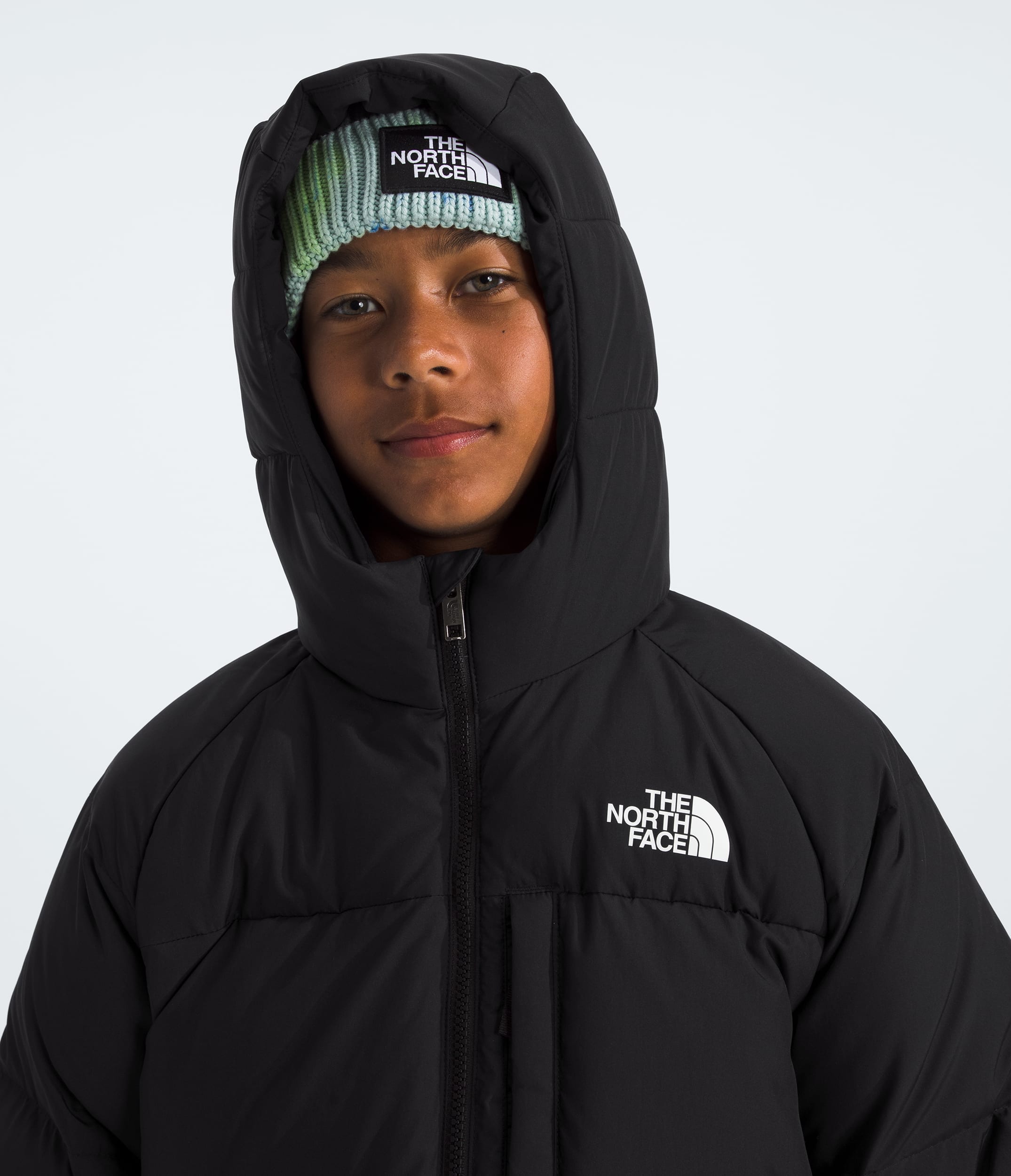 Boys North Down Hooded Jacket TNF MODELHOOD2
