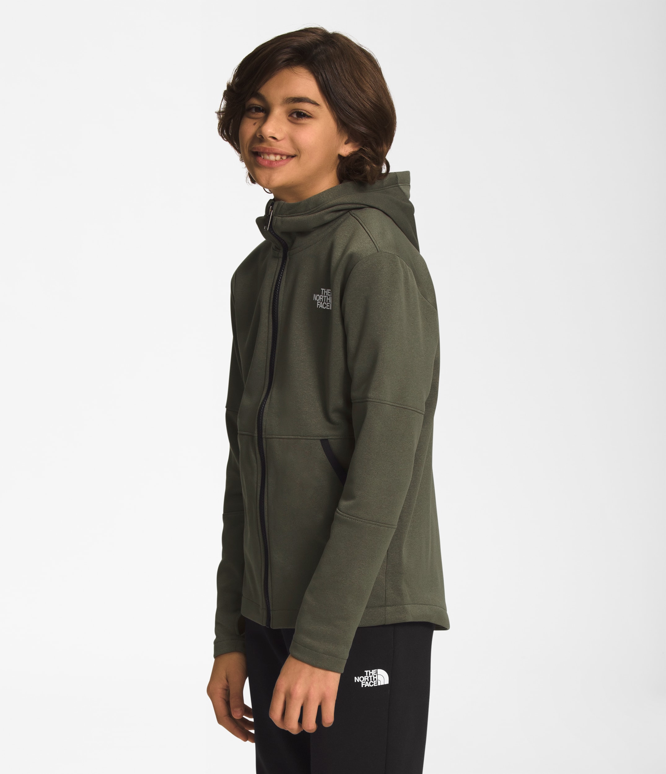 Boys Winter Warm FullZip Hoodie TNF MODEL34