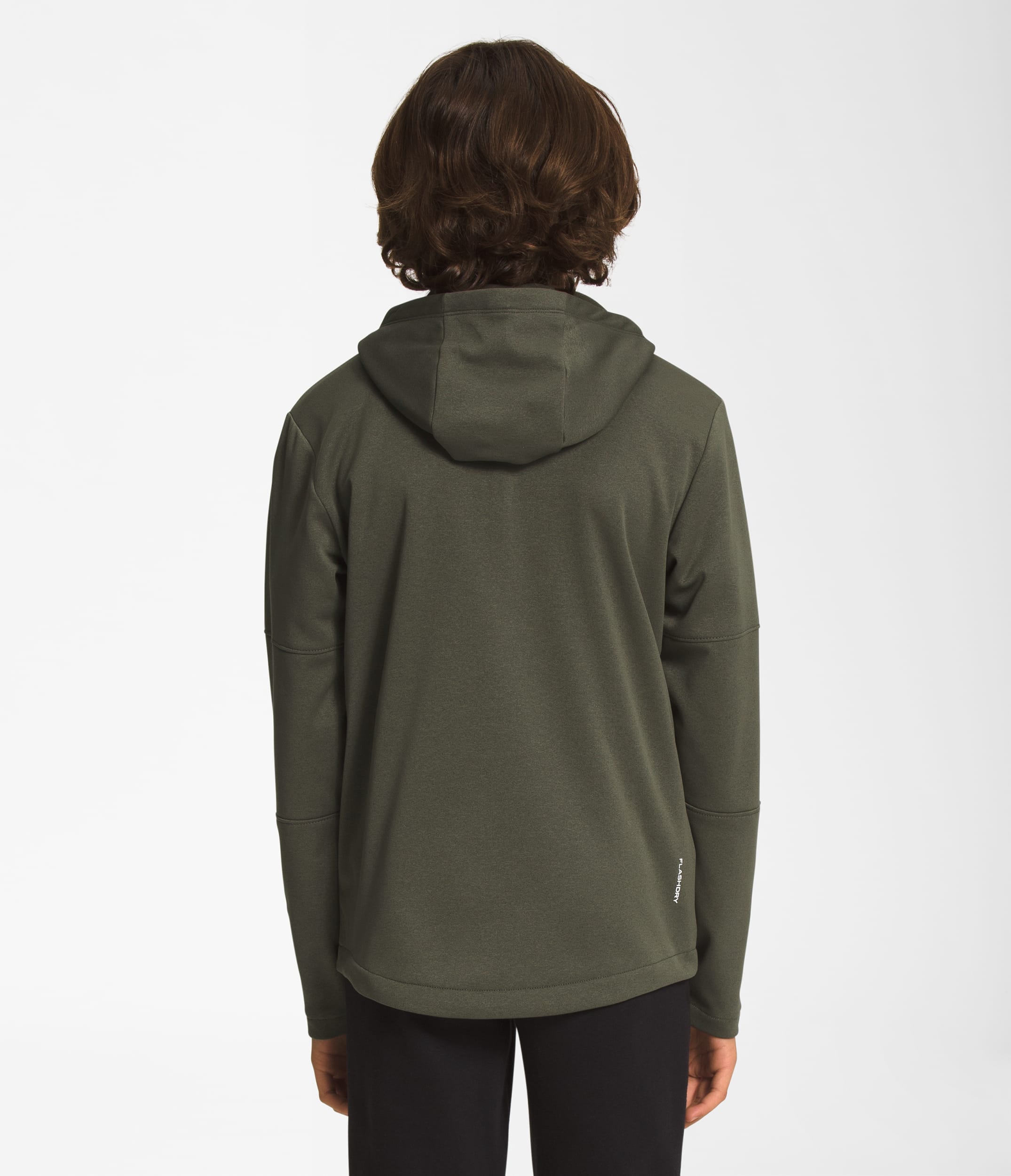 Boys Winter Warm FullZip Hoodie TNF BACK