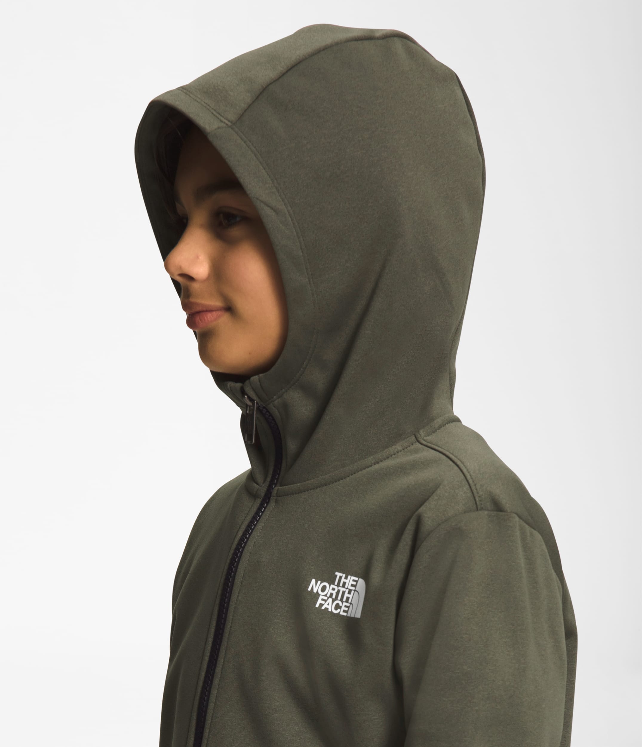Boys Winter Warm FullZip Hoodie TNF MODELHOOD2