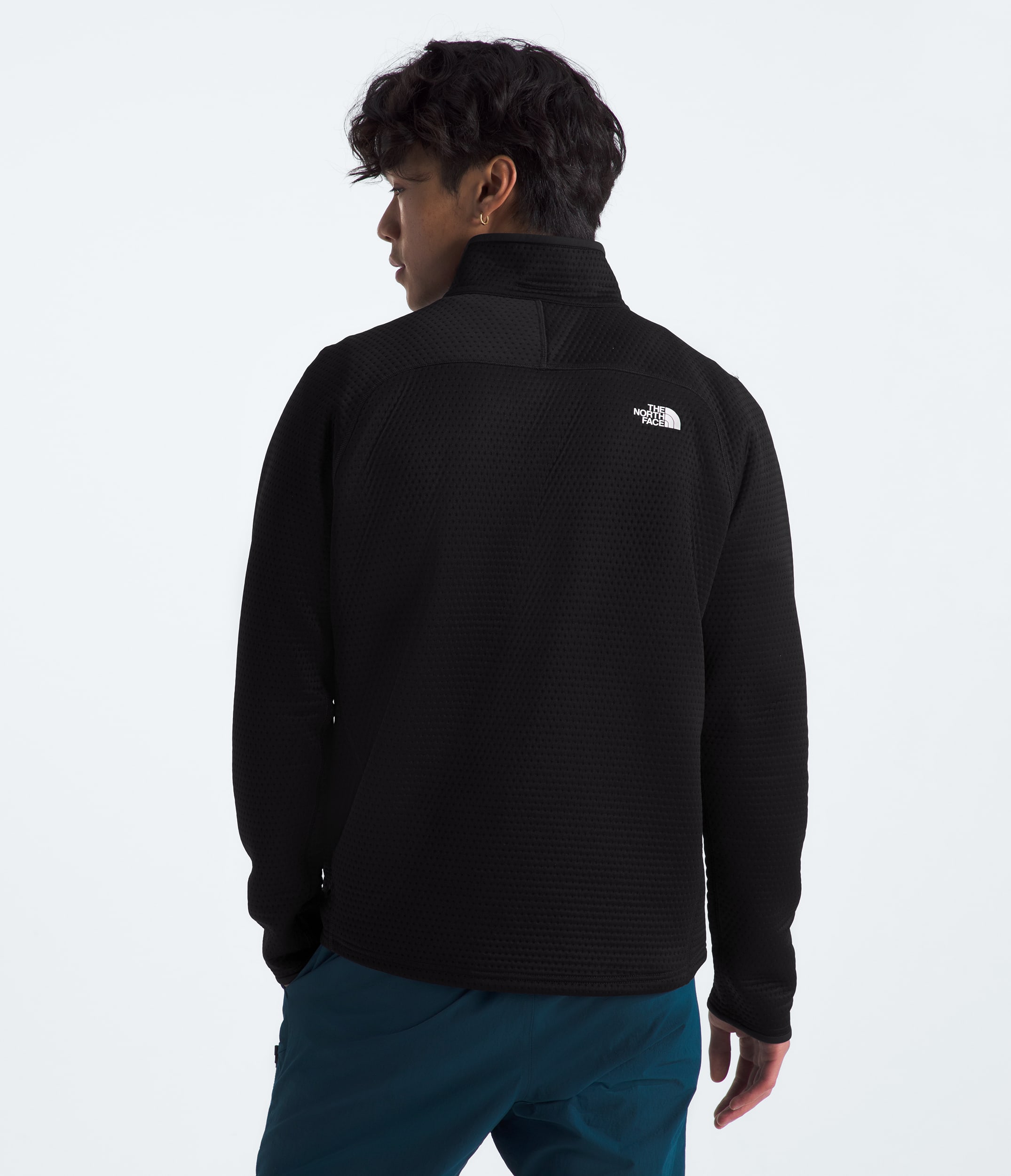 Mens DOTKNIT Thermal Zip TNF BACK